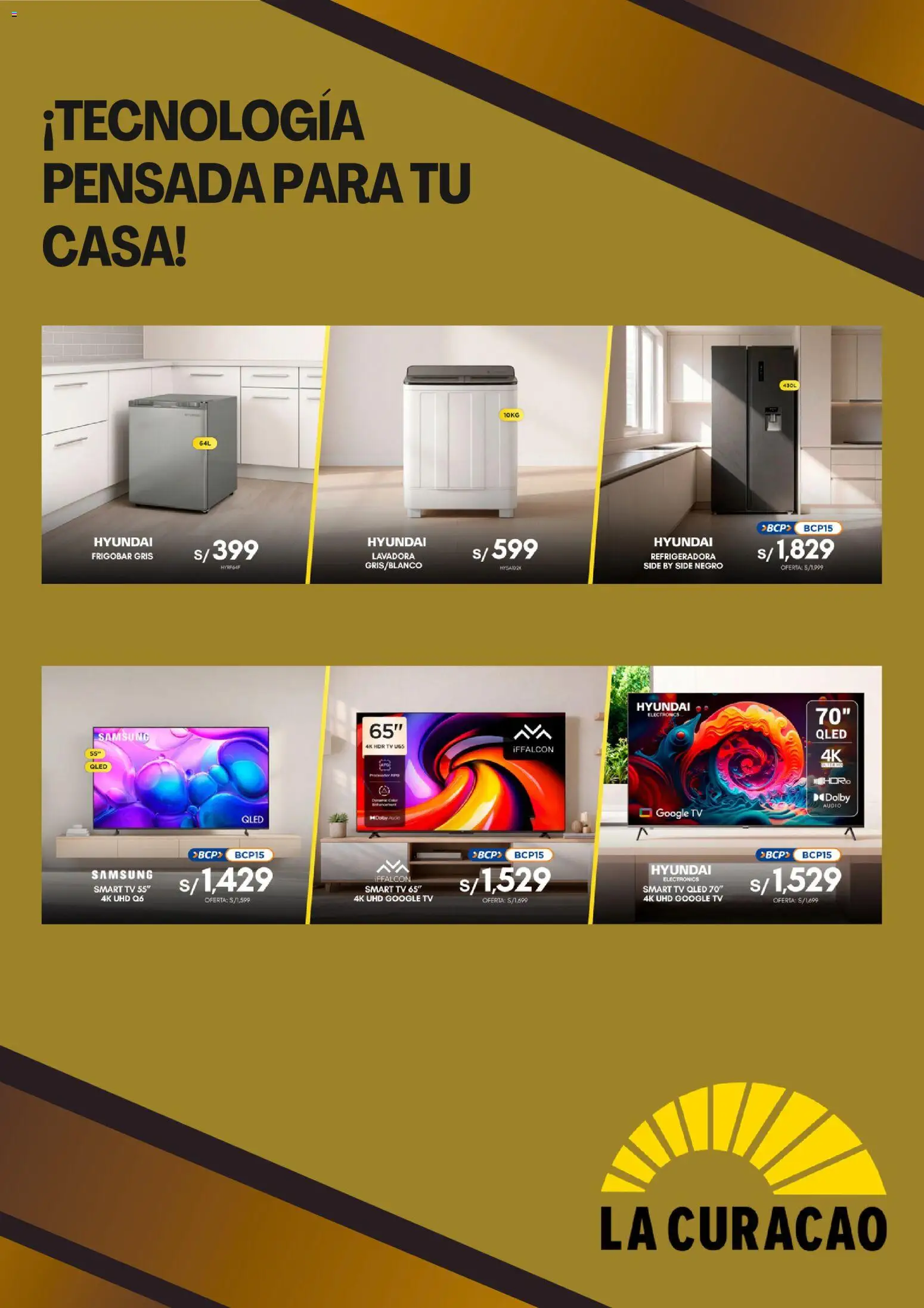 Catálogo La Curacao válido desde 02.03.2026 | Página: 3 | Productos: Audio, Lavadora