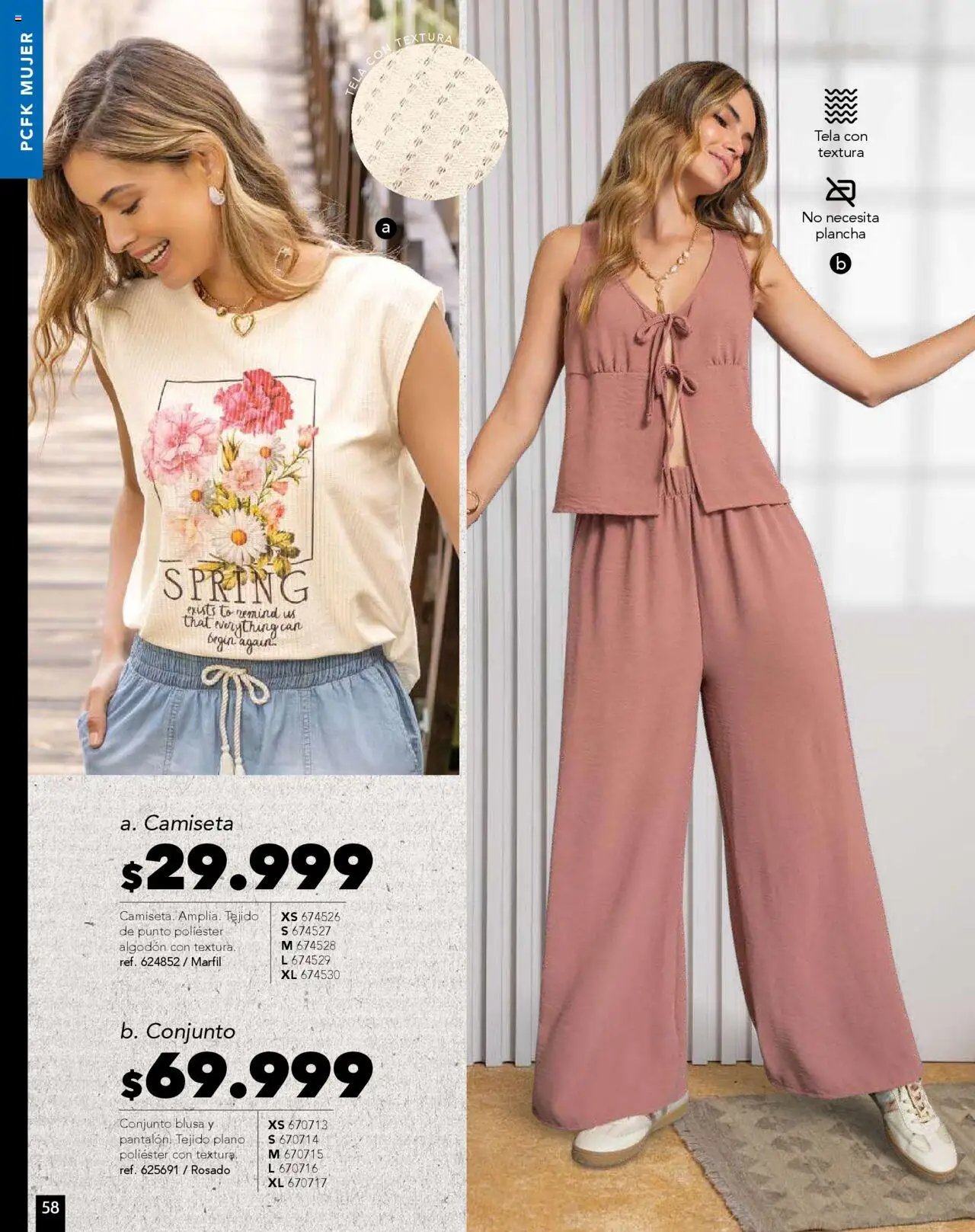 Pacifika revista - valida desde el 01.08.2025 | Página: 69 | Productos: Plancha, Algodón, Camiseta, Blusa