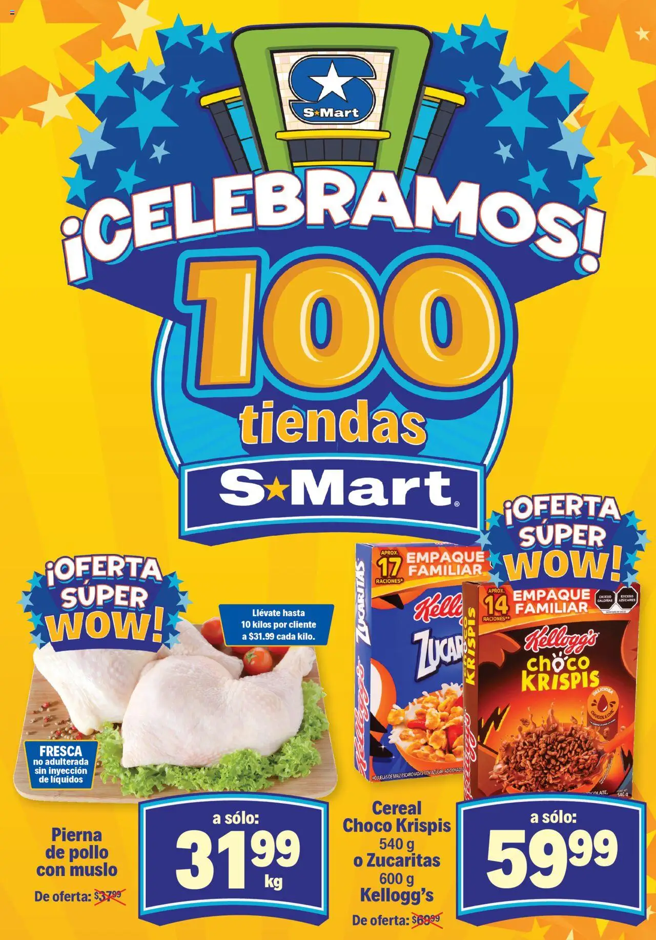Nuevas ofertas de S-Mart válidas en toda la República Mexicana desde el 23.09.2025. ¡Encuentra las mejores ofertas en S-Mart - Folleto - Chihuahua! | Página: 2 | Productos: Pollo, Maíz