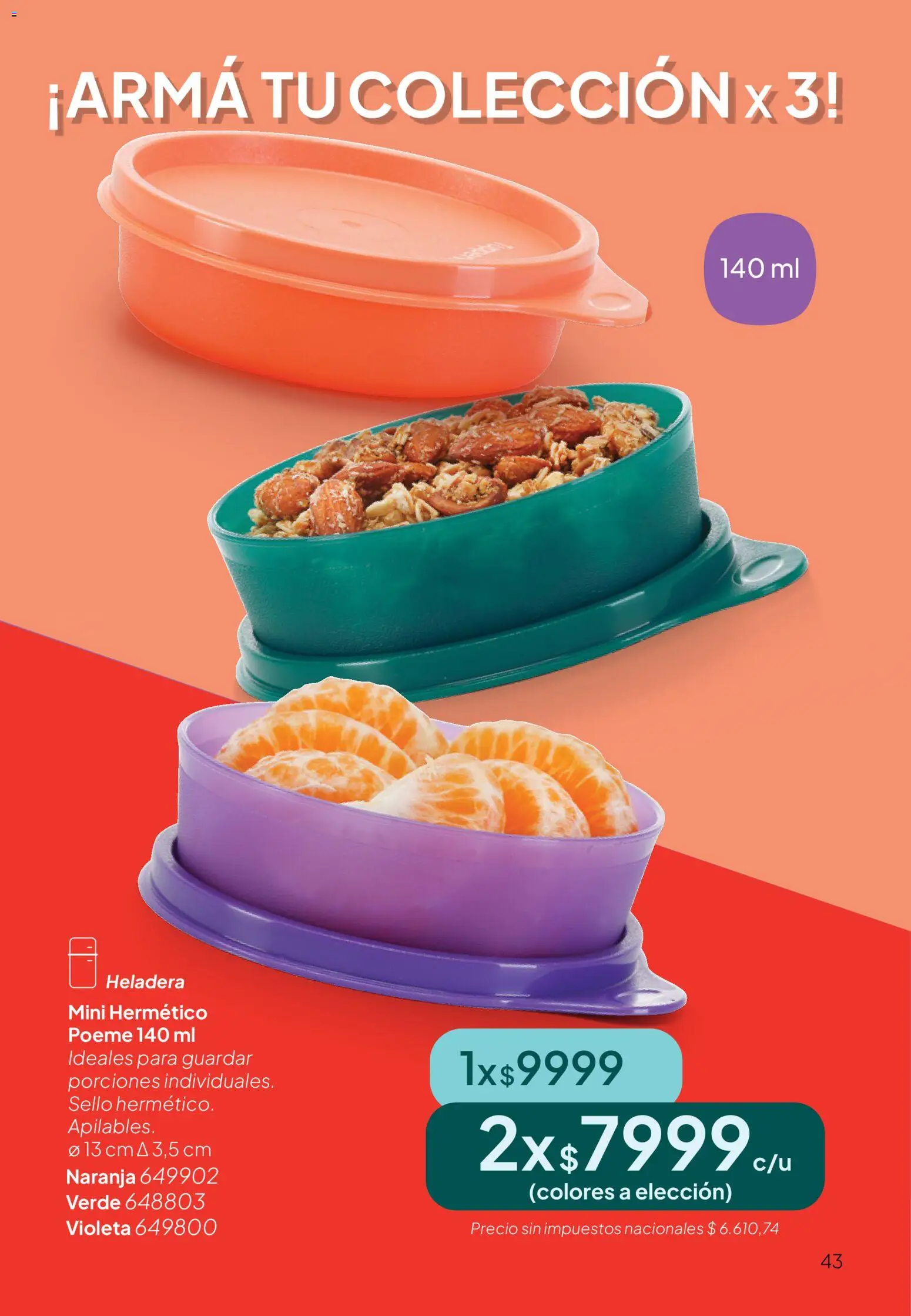 Tupperware Folleto │ válido desde el 28.04.2026 | Página: 44 | Productos: Heladera