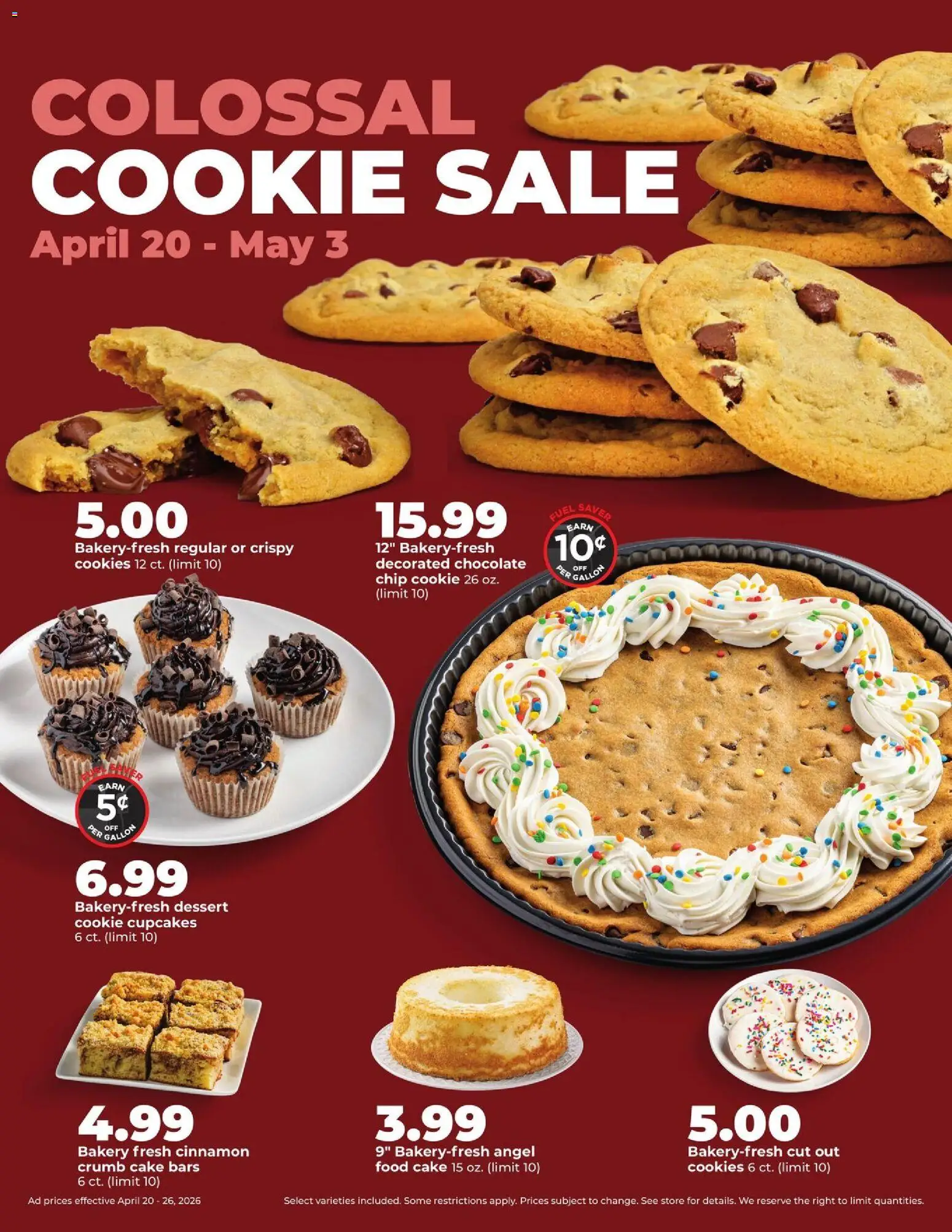 HyVee Weekly Ad - valid from 20.04.2026 | Page: 18 | Products: Bakery, Chocolate, Cookies, Chocolate Chip