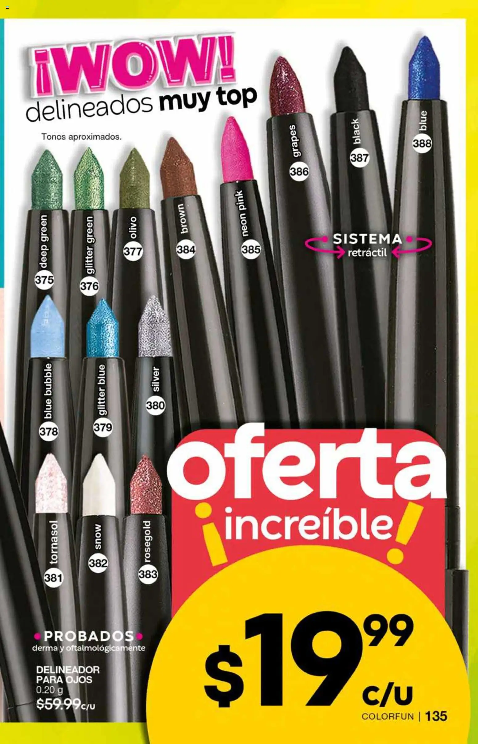 Nuevas ofertas de Fuller válidas en toda la República Mexicana desde el 26.11.2025. ¡Encuentra las mejores ofertas en Fuller campaña 17 2025! | Página: 137 | Productos: Glitter, Top, Delineador