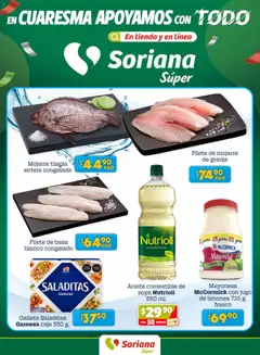 Vista previa de Soriana Fin de Semana Súper: BCS, Son y Sin, nuevo folleto de la tienda, válido en México a partir del 03.04.2026