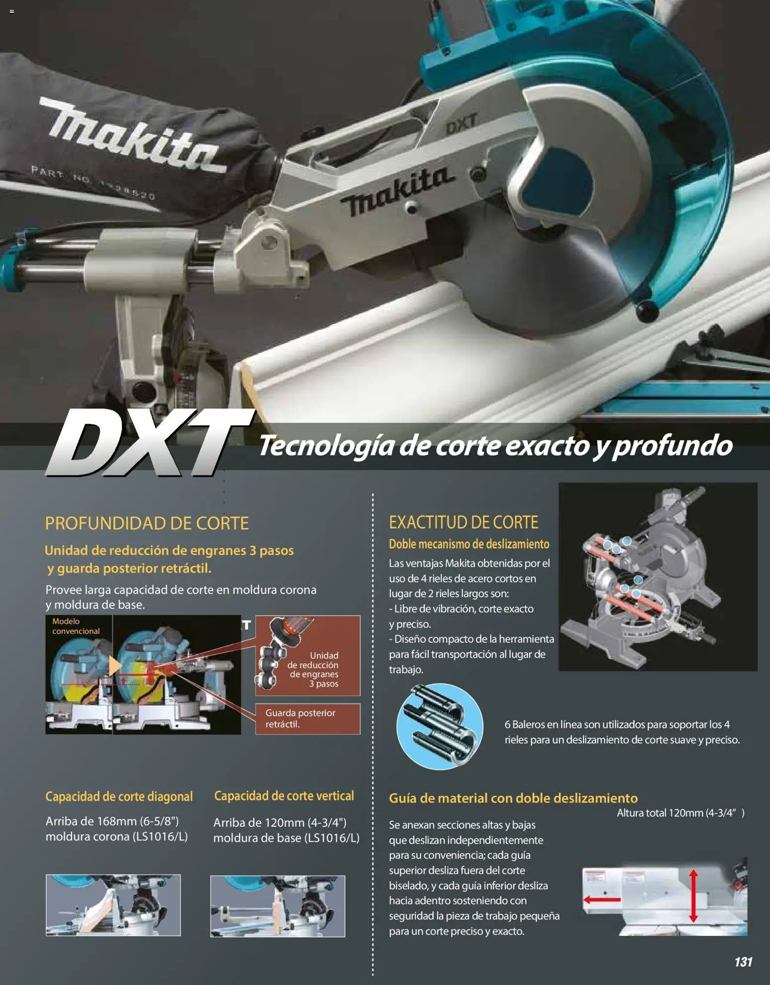 Nuevas ofertas de Makita válidas en toda la República Mexicana desde el 01.01.2024. ¡Encuentra las mejores ofertas en Makita catálogo General! | Página: 131 | Productos: Moldura