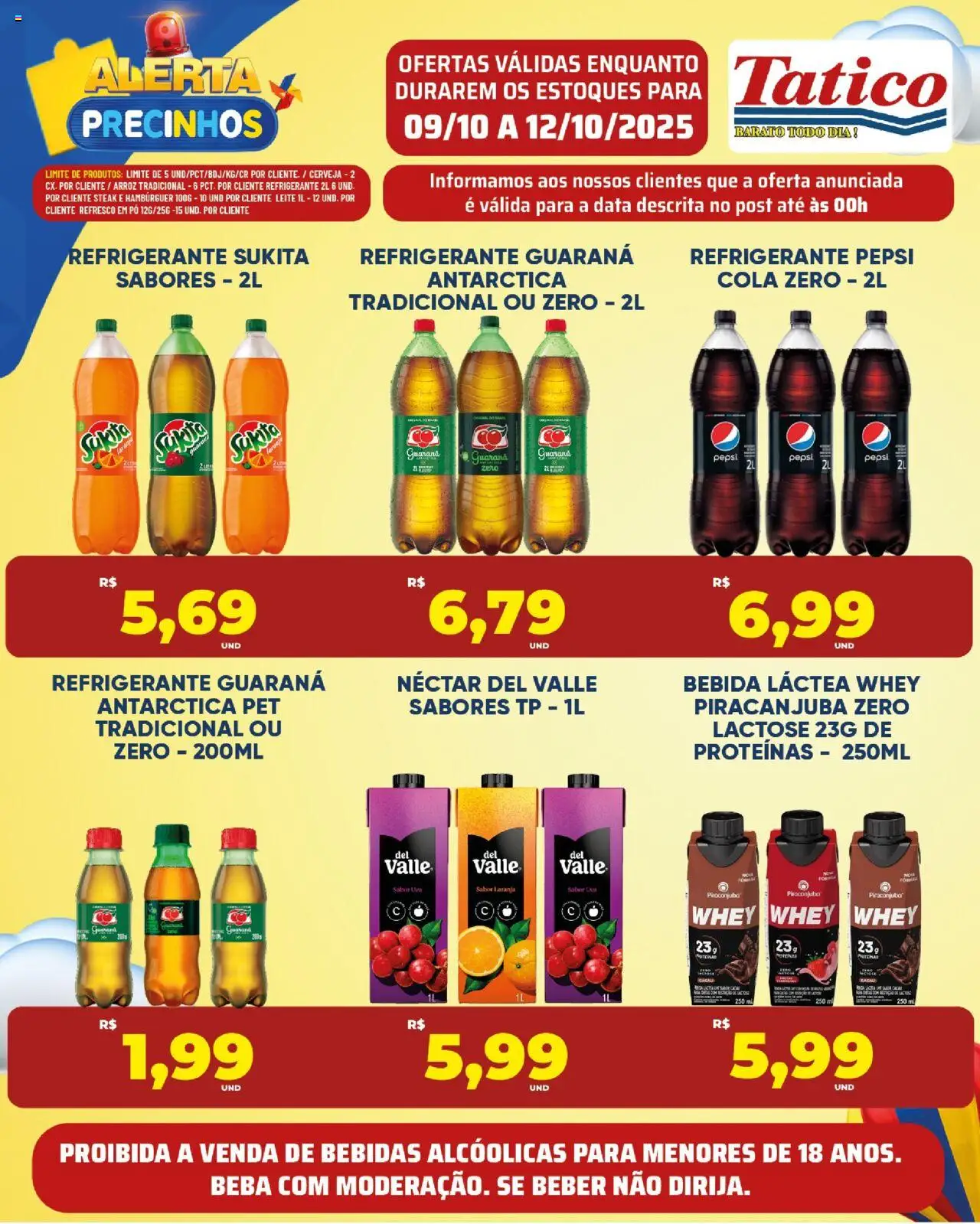 Tatico Folheto - válido de 10.10.2025 | Página: 31 | Produtos: Cola, Cerveja, Arroz, Hambúrguer