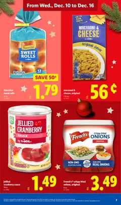 Preview of Lidl weekly ads valid from 10.12.2025 | Page: 7 | Products: Cheese, Sauce, Bag