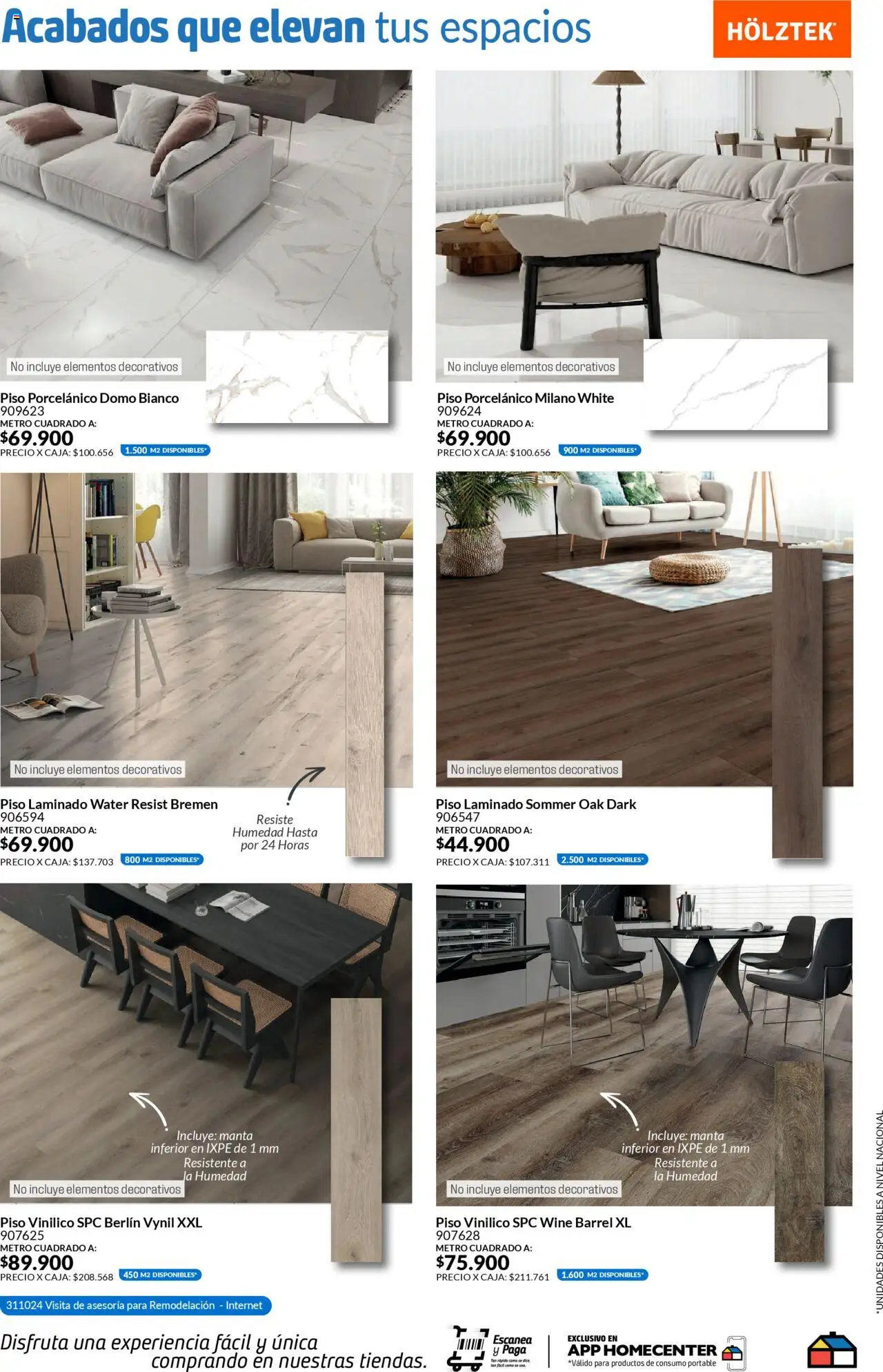 Homecenter revista - valida desde el 01.10.2025 | Página: 3 | Productos: Caja, Vinílico