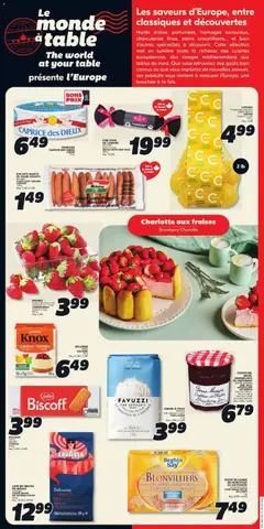Preview of IGA weekly flyer / circulaire from shop IGA valid from 09.04.2026 | Page: 17 | Products: Strawberries, Cheese, Coffee, Pizza