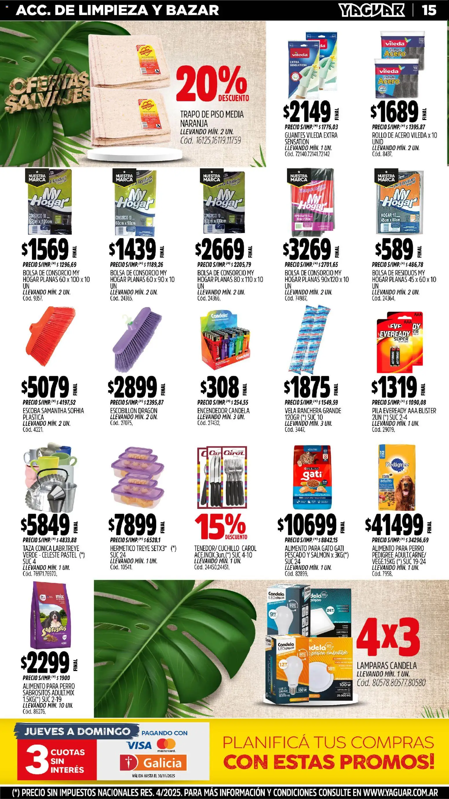 Yaguar - Maschwitz │ válido desde el 10.11.2025 | Página: 16 | Productos: Vela, Encendedor, Pescado, Taza