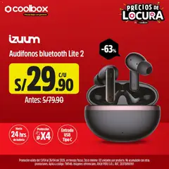 Vista previa de folleto Coolbox catálogo de la Coolbox válido desde 13.04.2026 | Página: 2 | Productos: Batería, Audífonos