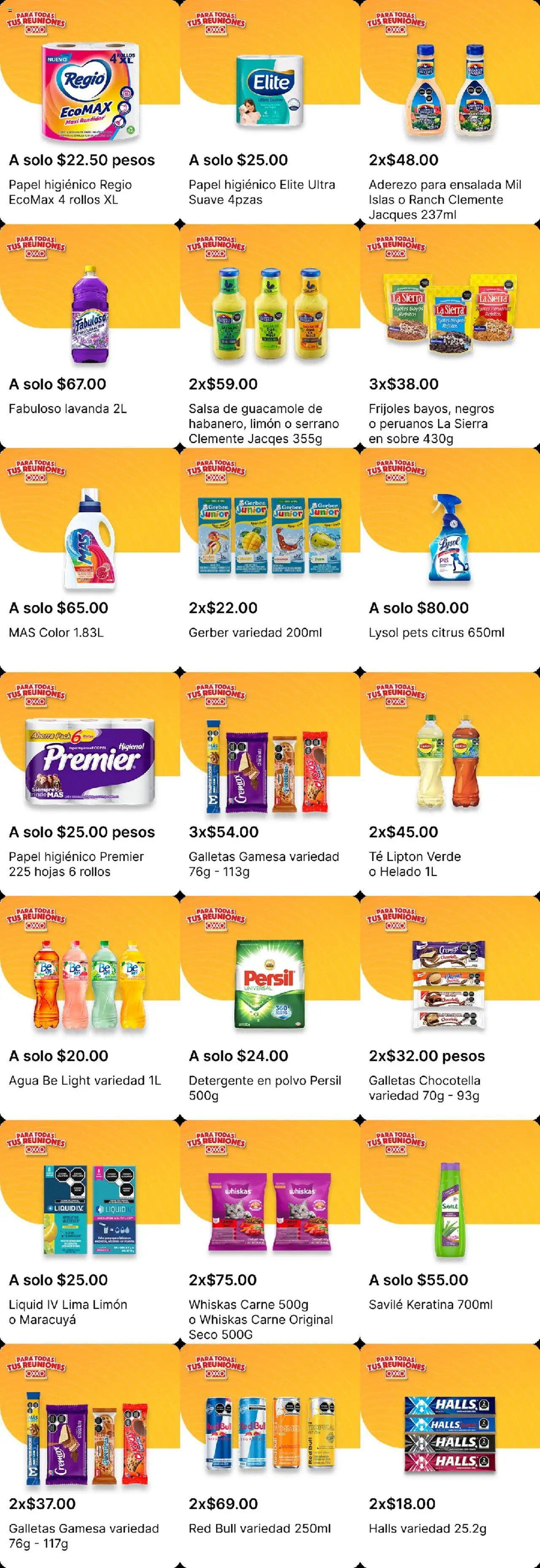 Nuevas ofertas de OXXO válidas en toda la República Mexicana desde el 16.10.2025. ¡Encuentra las mejores ofertas en OXXO - Folleto! | Página: 5 | Productos: Detergente, Pera, Papel higiénico, Té