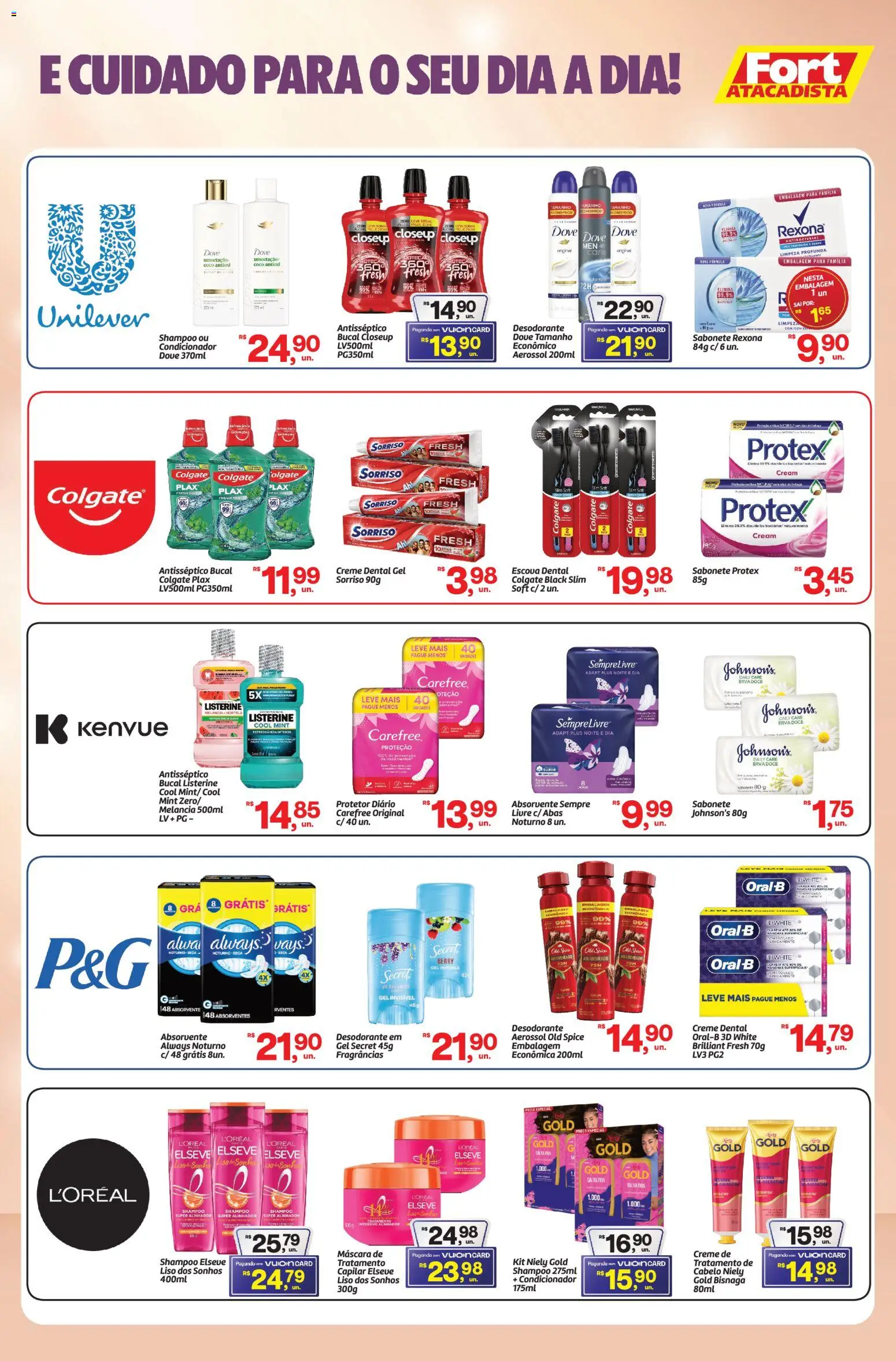 Fort Atacadista Folheto - válido de 16.01.2026 | Página: 3 | Produtos: Hortelã, Condicionador, Sabonete, Dove