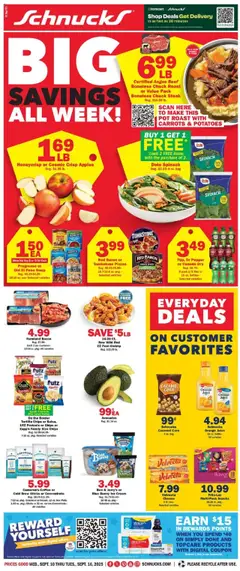 Preview of Schnucks weekly ads valid from 10.09.2025