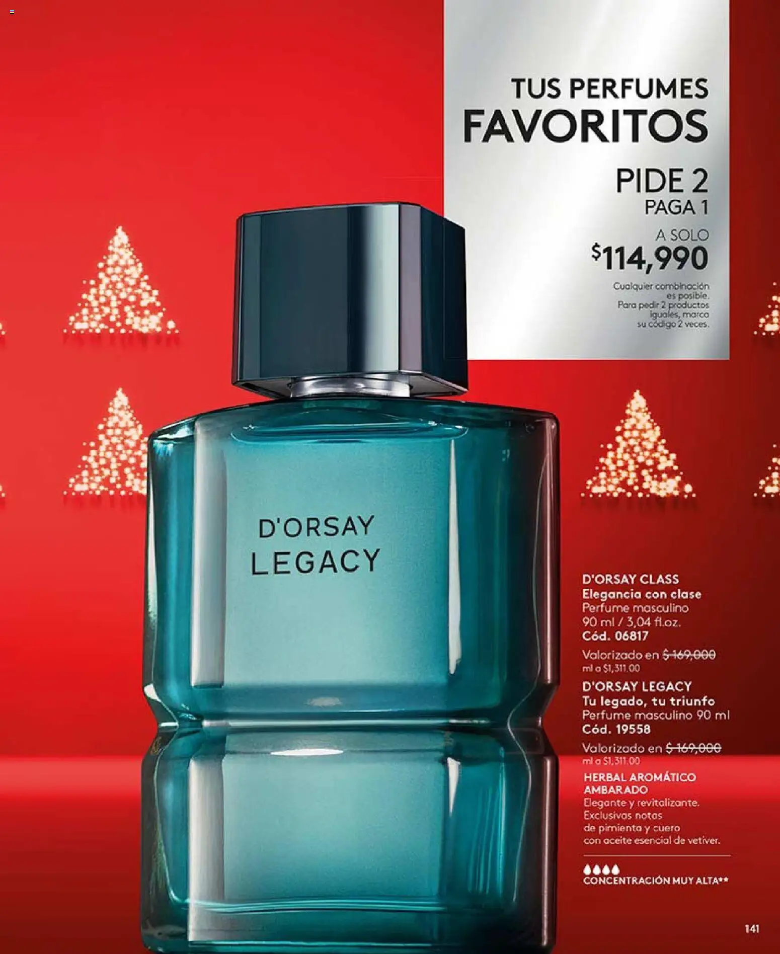 Ésika revista - valida desde el 03.11.2025 | Página: 153 | Productos: Pimienta, Perfume, Combinación, Aceite