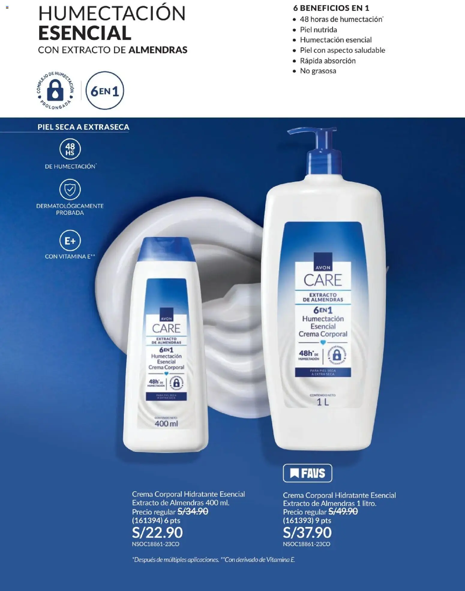 Catálogo Avon válido desde 21.04.2026 | Página: 140 | Productos: Crema, Almendras