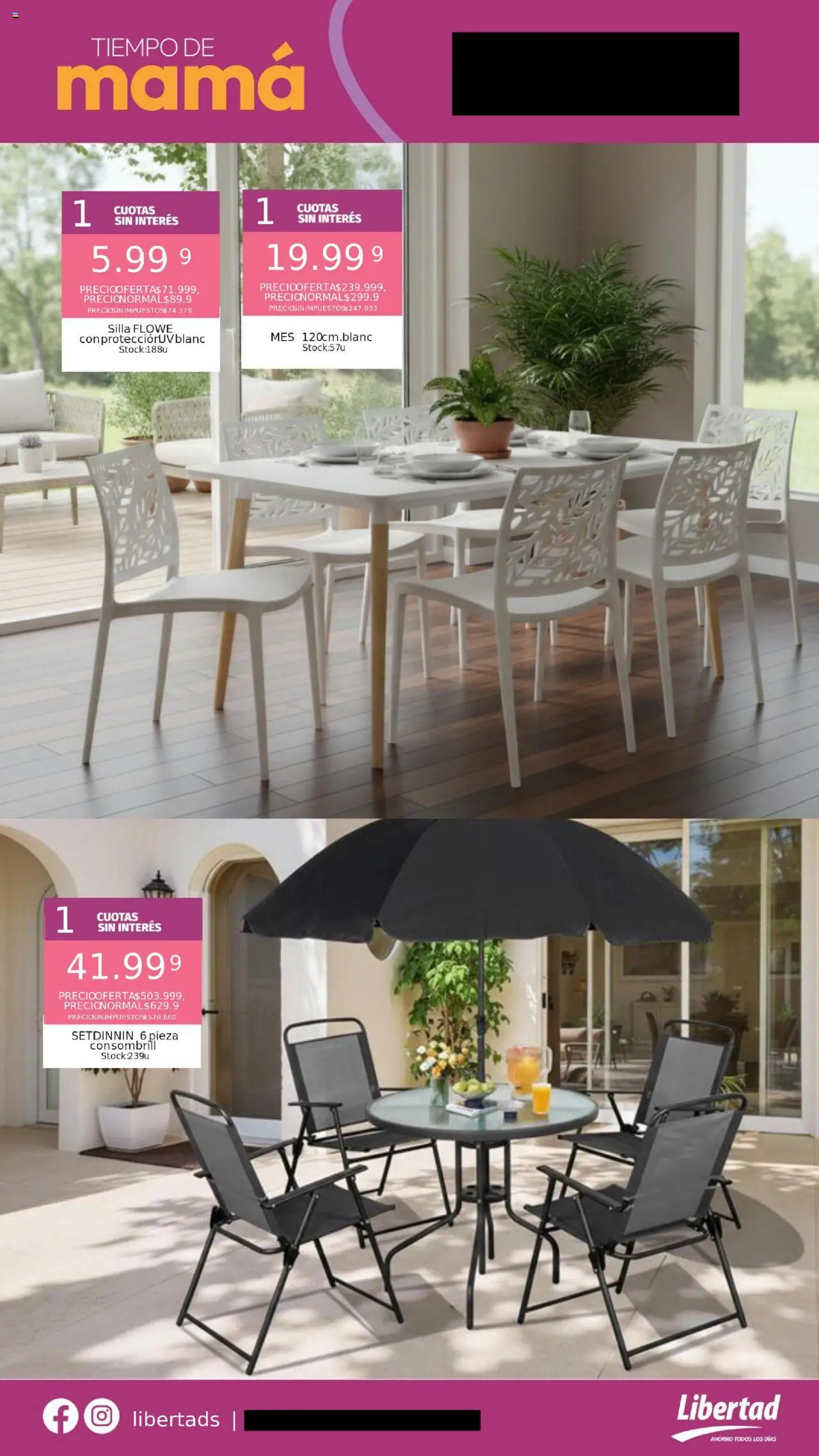 Hipermercado Libertad - Día de la madre 2025 │ válido desde el 09.10.2025 | Página: 25 | Productos: Silla