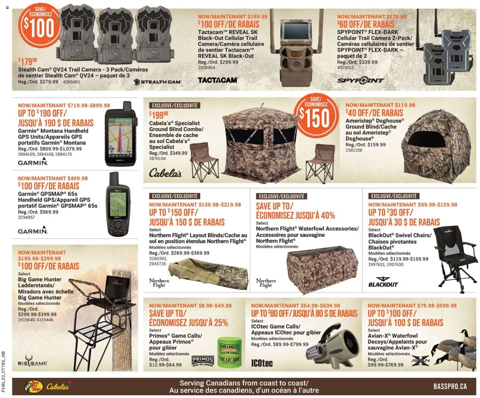 Cabelas flyer valid from 23.10.2025 | Page: 4 | Products: Camera, Game
