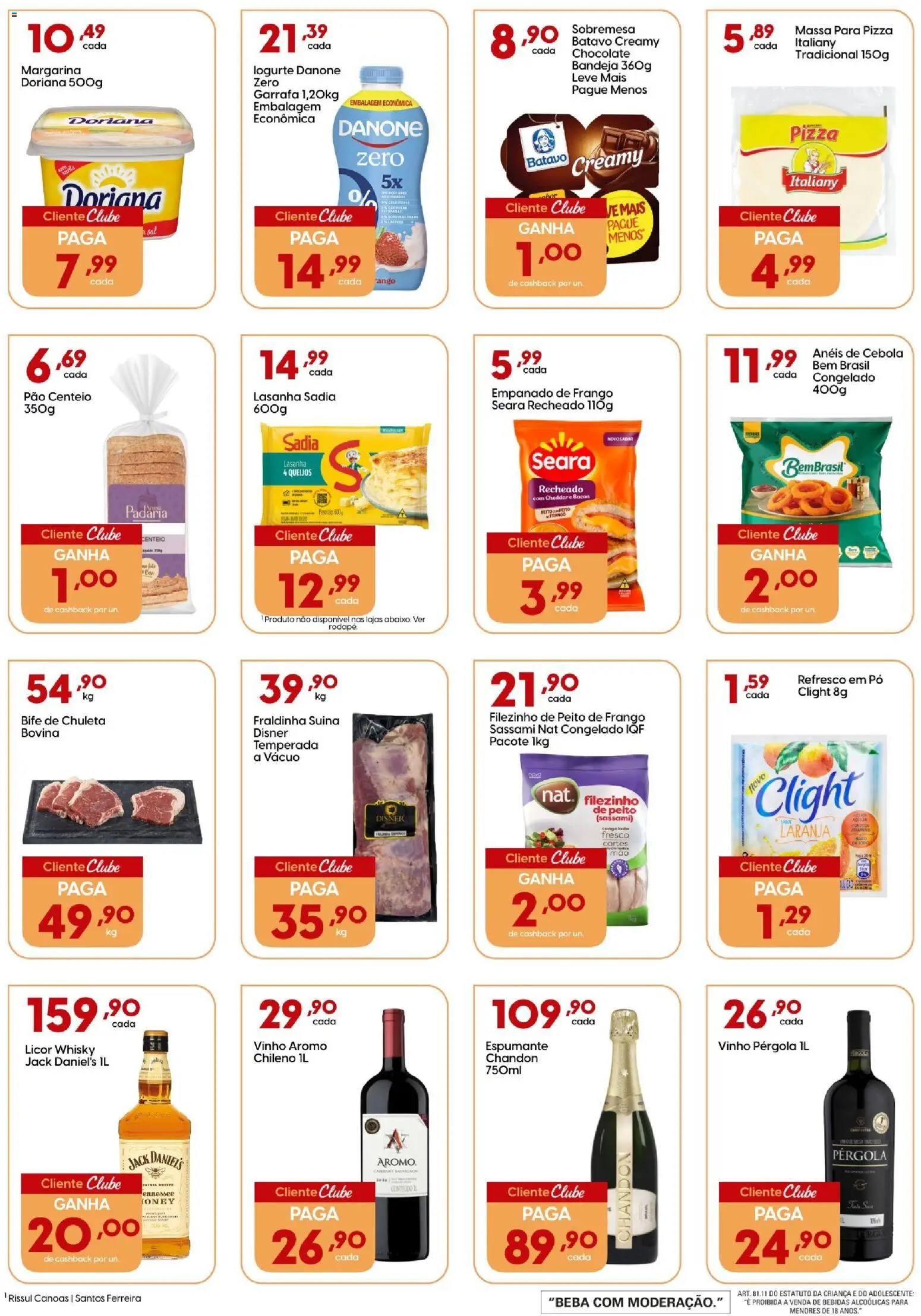 Rissul Folheto - válido de 02.04.2026 | Página: 2 | Produtos: Licor, Pão, Massa, Frango