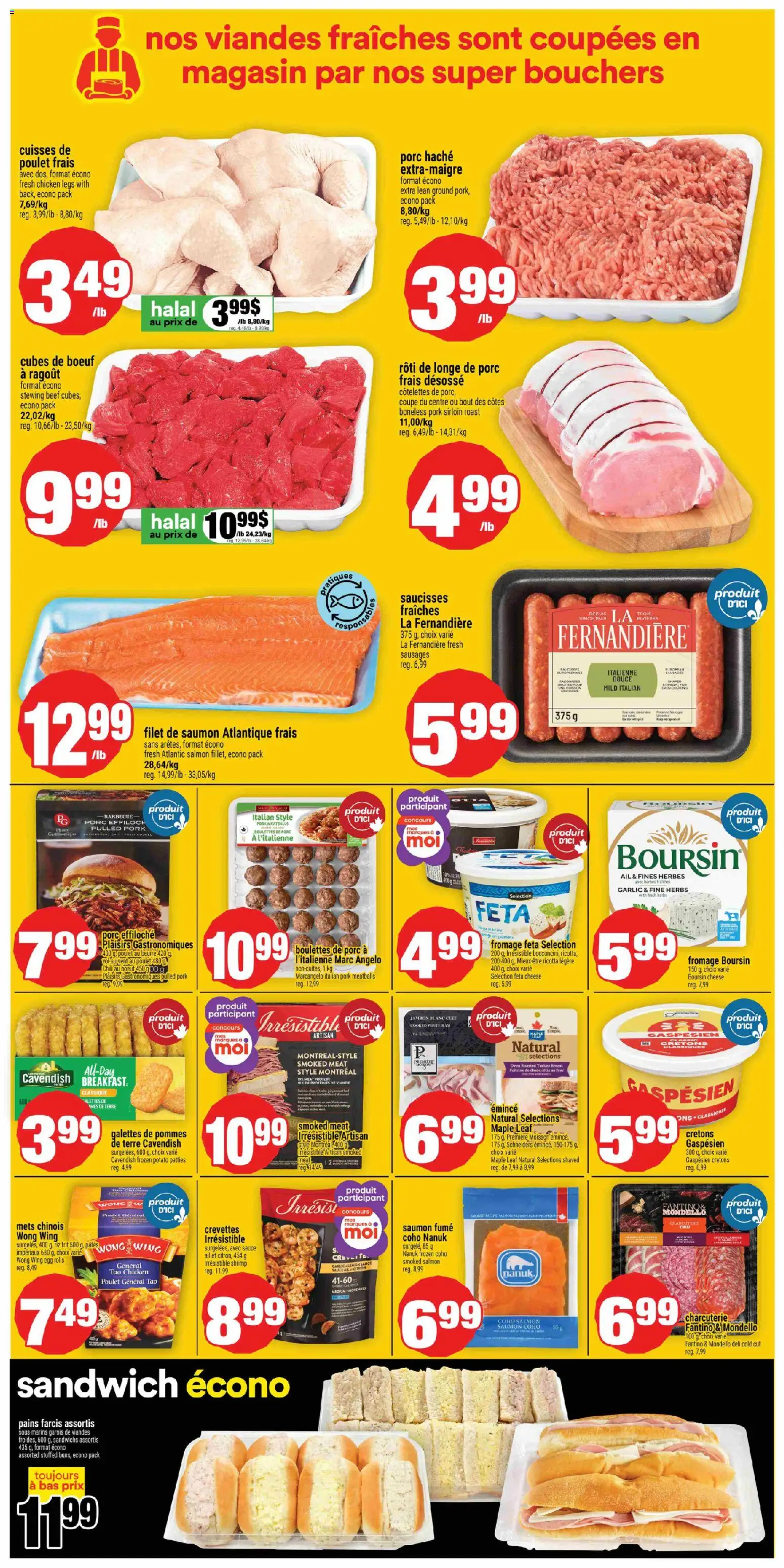 Super C flyer valid from 05.03.2026 | Page: 5 | Products: Beef, Cheese, Chicken, Pork