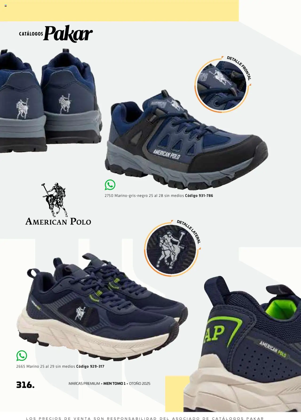 Nuevas ofertas de SC Pakar válidas en toda la República Mexicana desde el 29.08.2025. ¡Encuentra las mejores ofertas en SC Pakar - Catálogo Otoño Men Tomo 1! | Página: 316