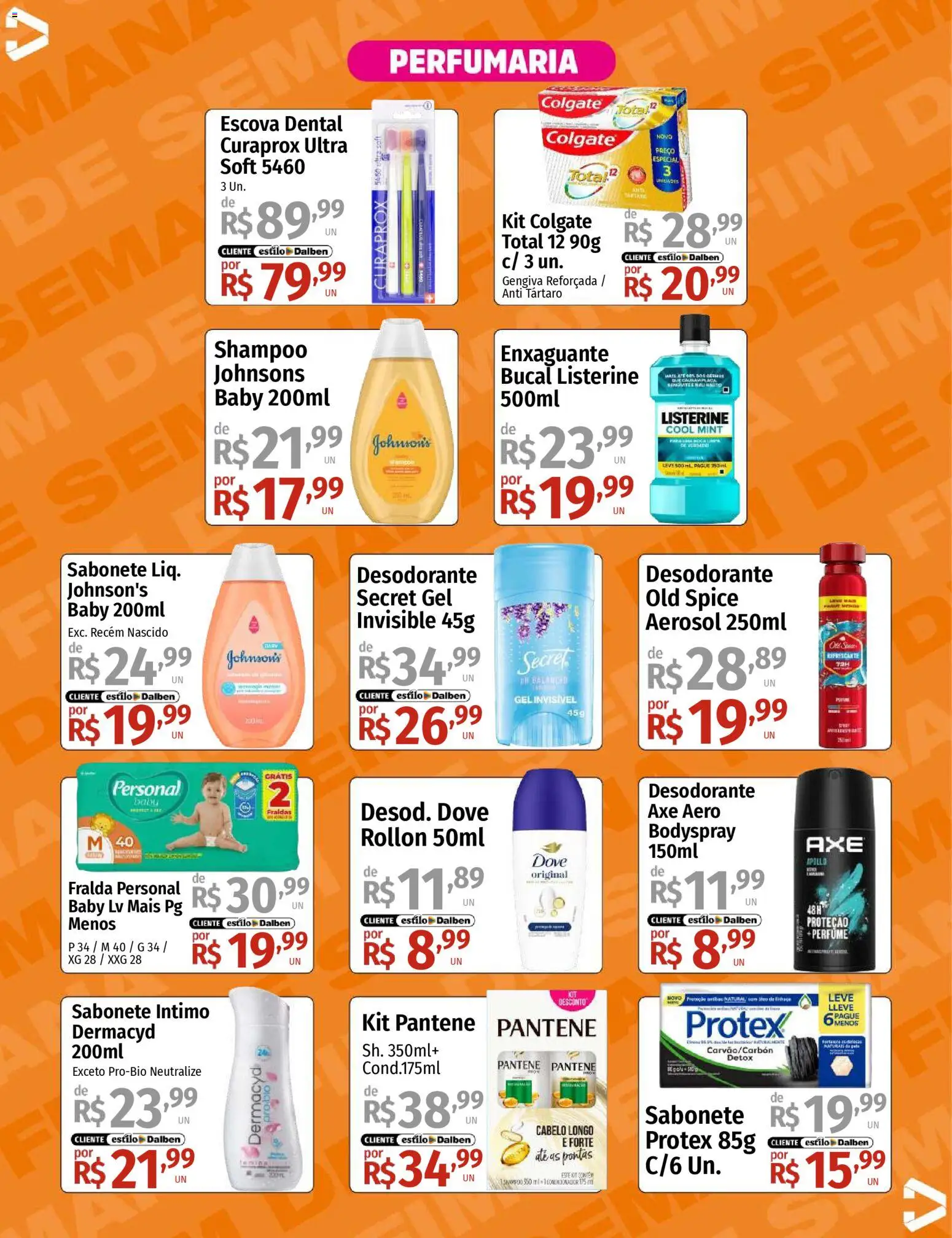 Supermercado Dalben Folheto - válido de 13.02.2026 | Página: 12 | Produtos: Perfume, Escova, Desodorante, Sabonete