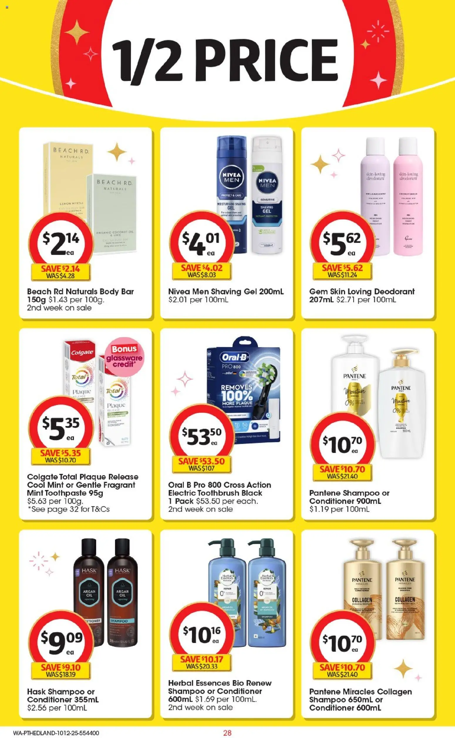 Coles catalogue - valid from 10.12.2025 | Page: 29 | Products: Gem, Glassware, Deodorant, Electric toothbrush