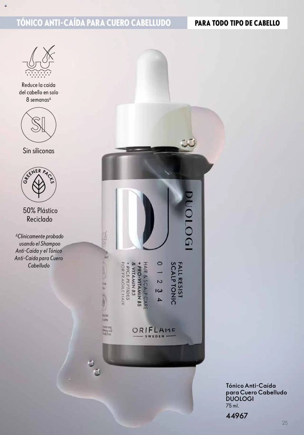 Nuevas ofertas de Oriflame válidas en toda la República Mexicana desde el 10.09.2024. ¡Encuentra las mejores ofertas en Oriflame catálogo Aniversario Duologi 2024! | Página: 25