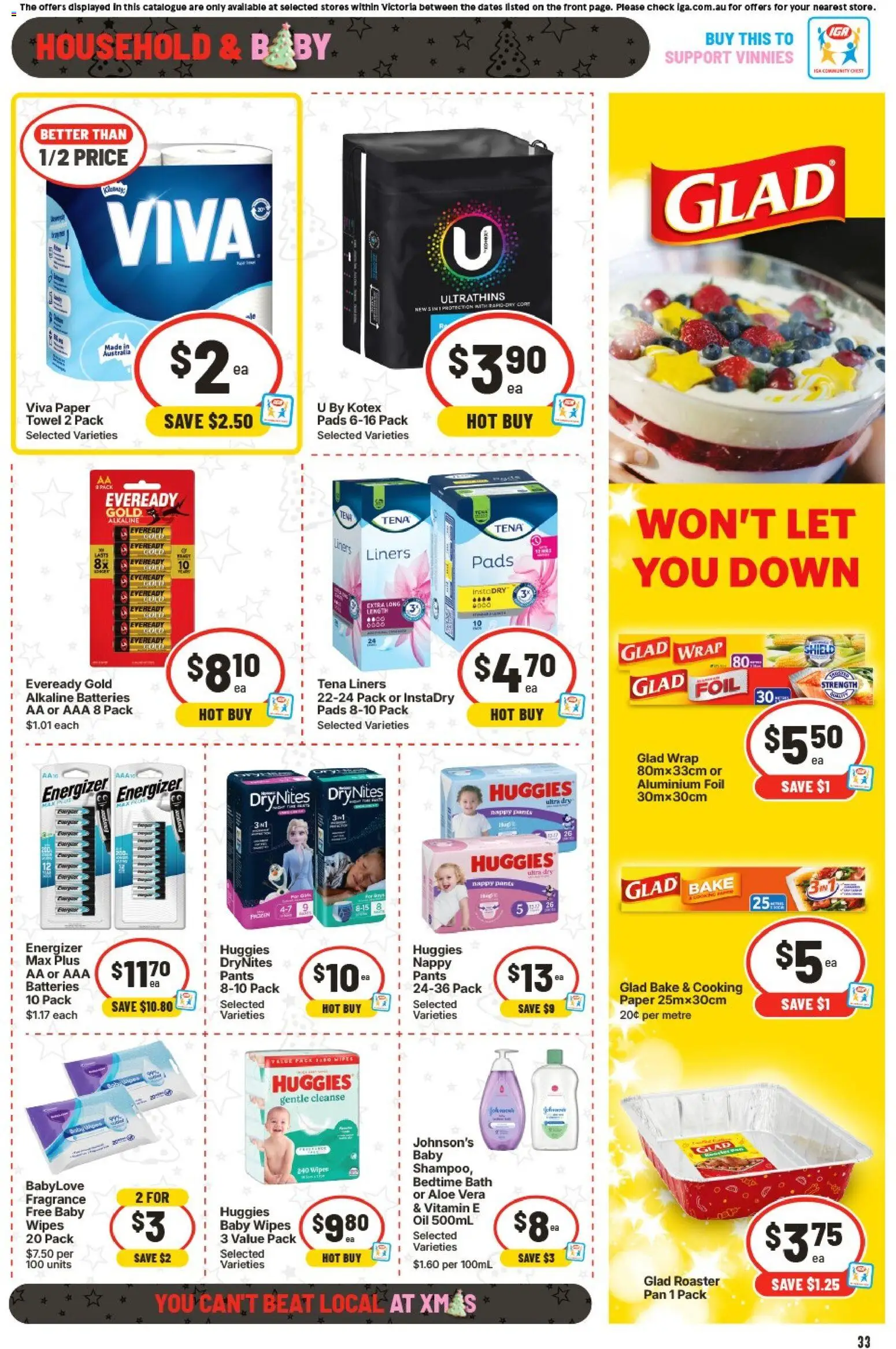 IGA catalogue - valid from 10.12.2025 | Page: 34 | Products: Household, Fragrance, Aluminium foil, Oil