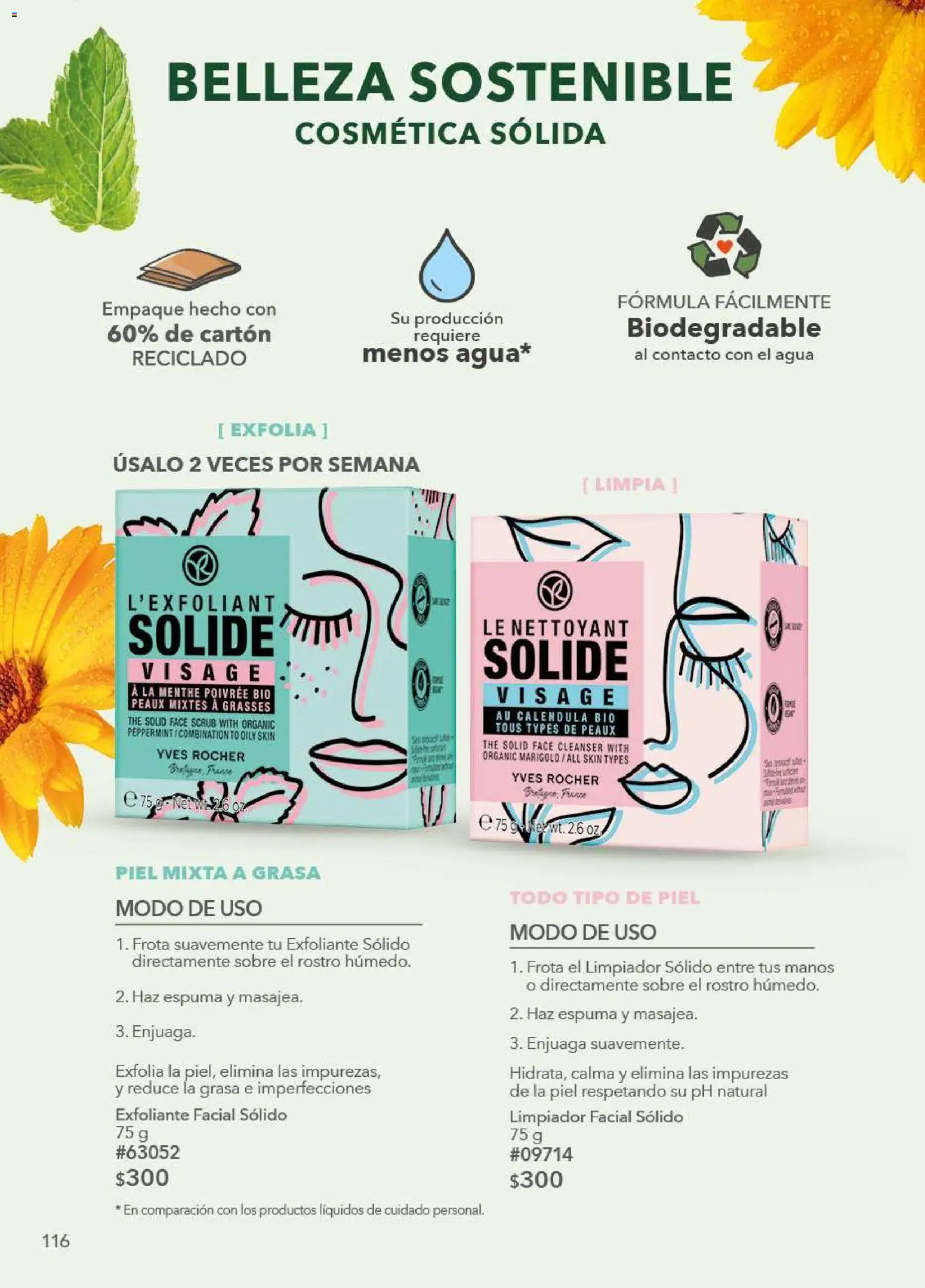 Nuevas ofertas de Yves Rocher válidas en toda la República Mexicana desde el 09.12.2025. ¡Encuentra las mejores ofertas en Yves Rocher campaña 17 2025! | Página: 118 | Productos: Exfoliante facial, Espuma, Limpiador, Limpiador facial