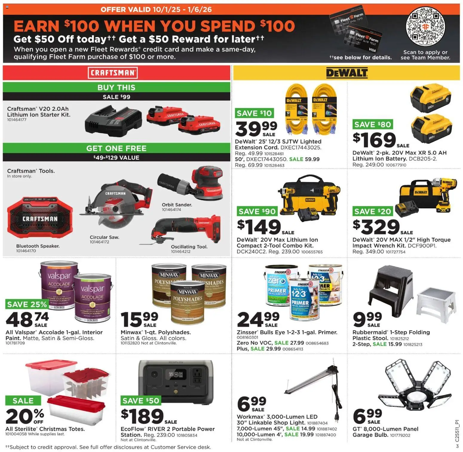 Mills Fleet Farm Weekly Ad - valid from 18.12.2025 | Page: 5 | Products: Wrench, Starter