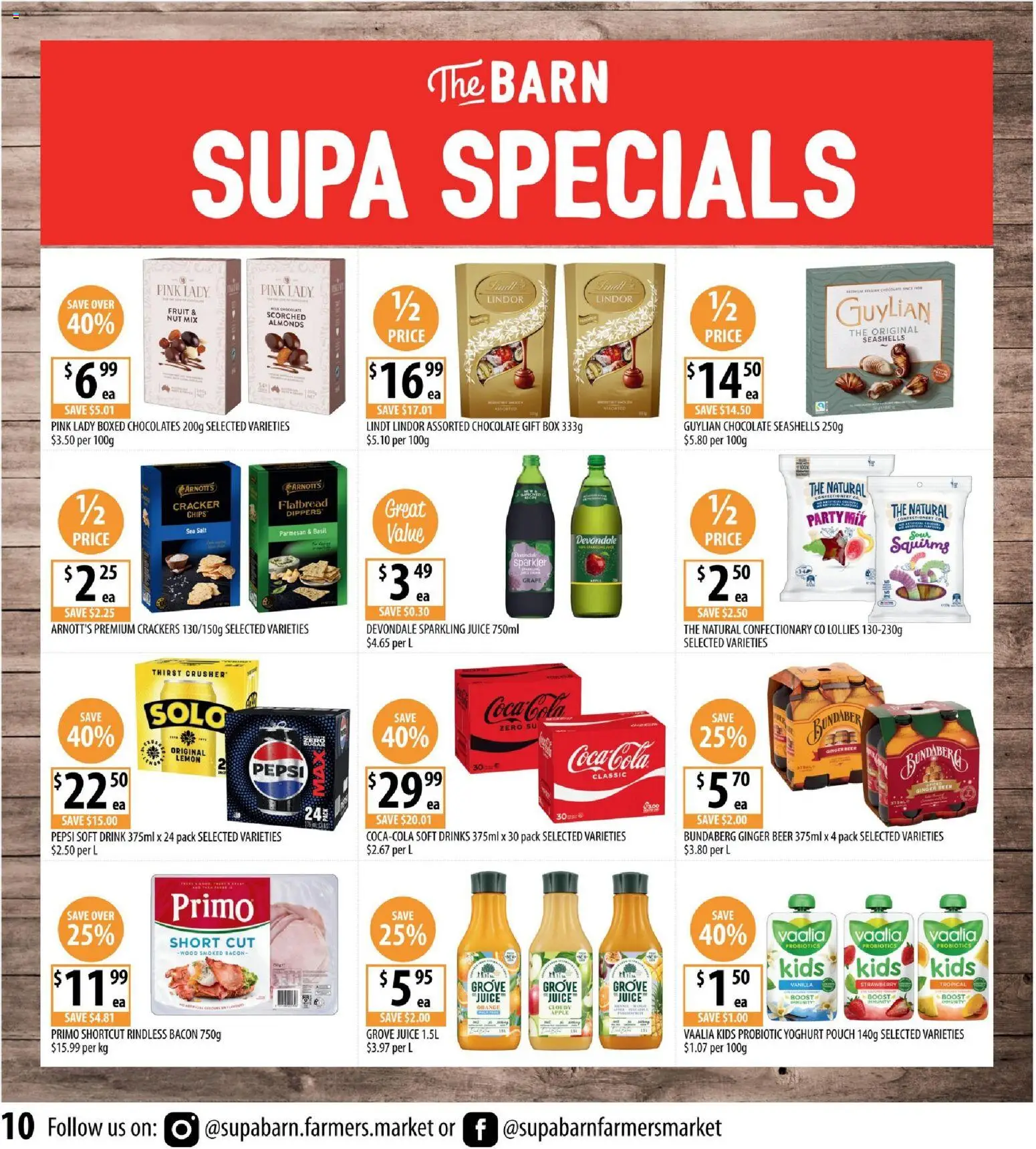 Supabarn catalogue - valid from 19.11.2025 | Page: 10 | Products: Chocolate, Juice, Wood, Lemon