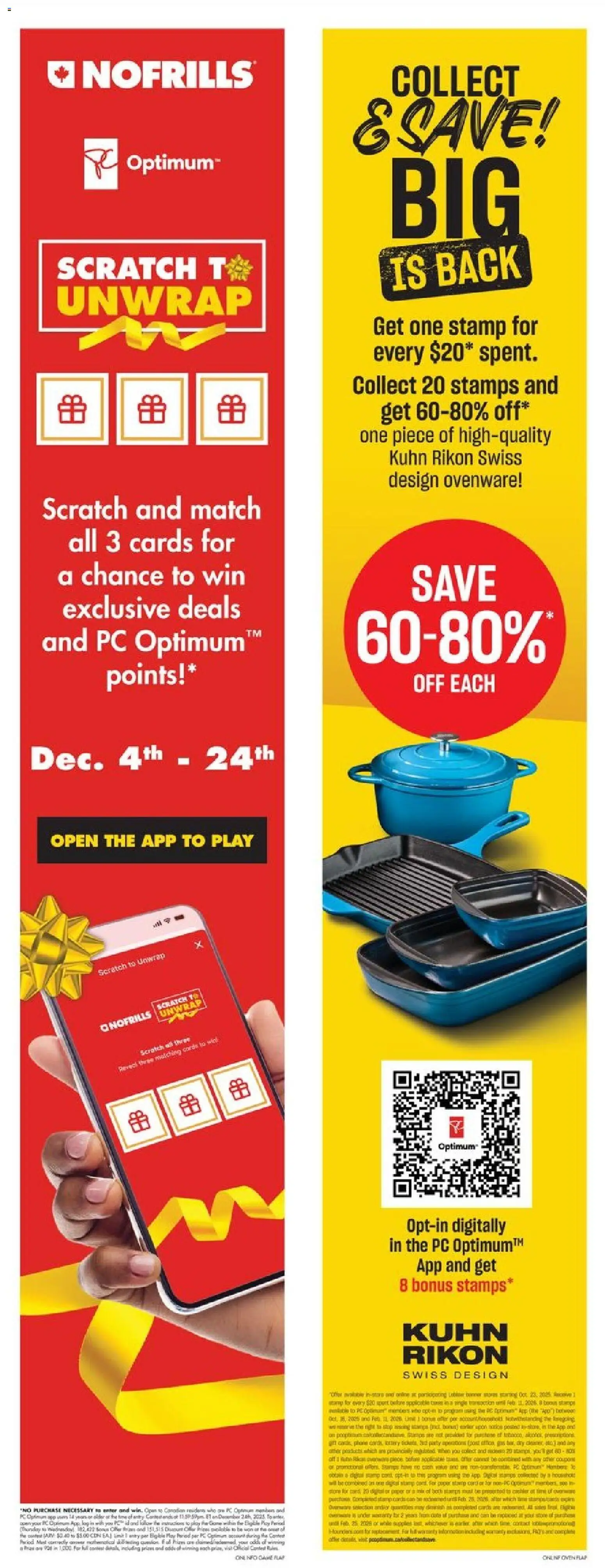 No Frills flyer valid from 18.12.2025 | Page: 12 | Products: PC, Oven