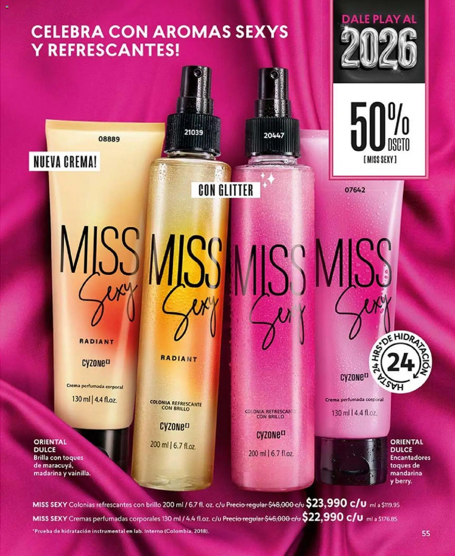 CyZone revista - valida desde el 01.01.2026 | Página: 55 | Productos: Crema, Glitter, Brillo