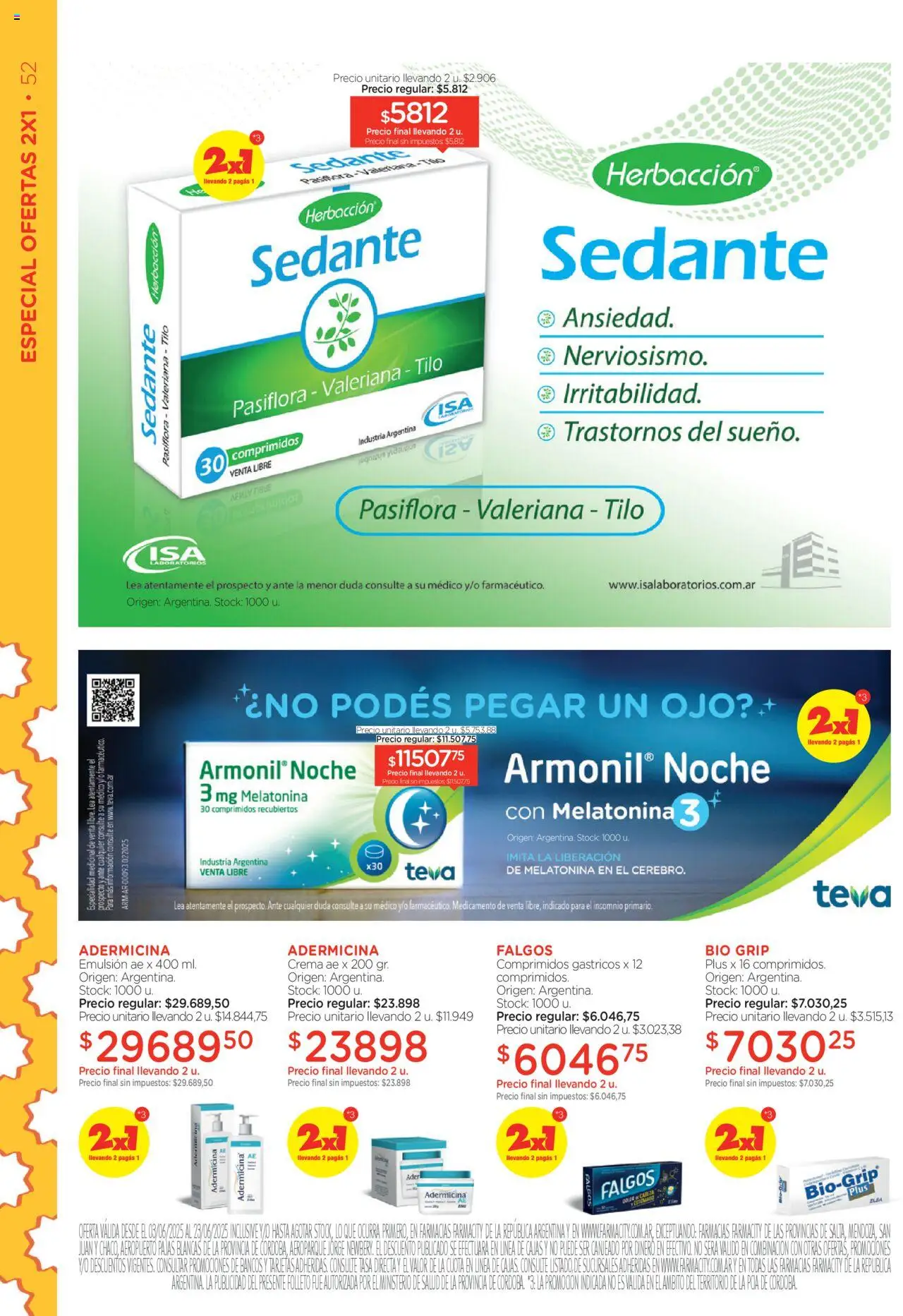 Farmacity catálogo │ válido desde el 03.06.2025 | Página: 52 | Productos: Emulsión, Crema
