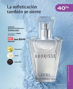 Nuevas ofertas de JAFRA válidas en toda la República Mexicana desde el 01.08.2025. ¡Encuentra las mejores ofertas en JAFRA - Catálogo! | Página: 9 | Productos: Agua, Perfume