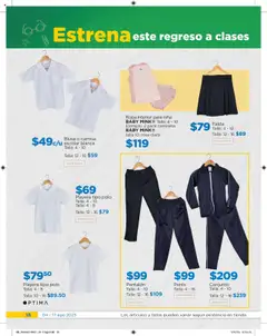Nuevas ofertas de Chedraui válidas en toda la República Mexicana desde el 04.08.2025. ¡Encuentra las mejores ofertas en Chedraui folleto! | Página: 18 | Productos: Blusa, Ropa, Ropa interior, Conjunto