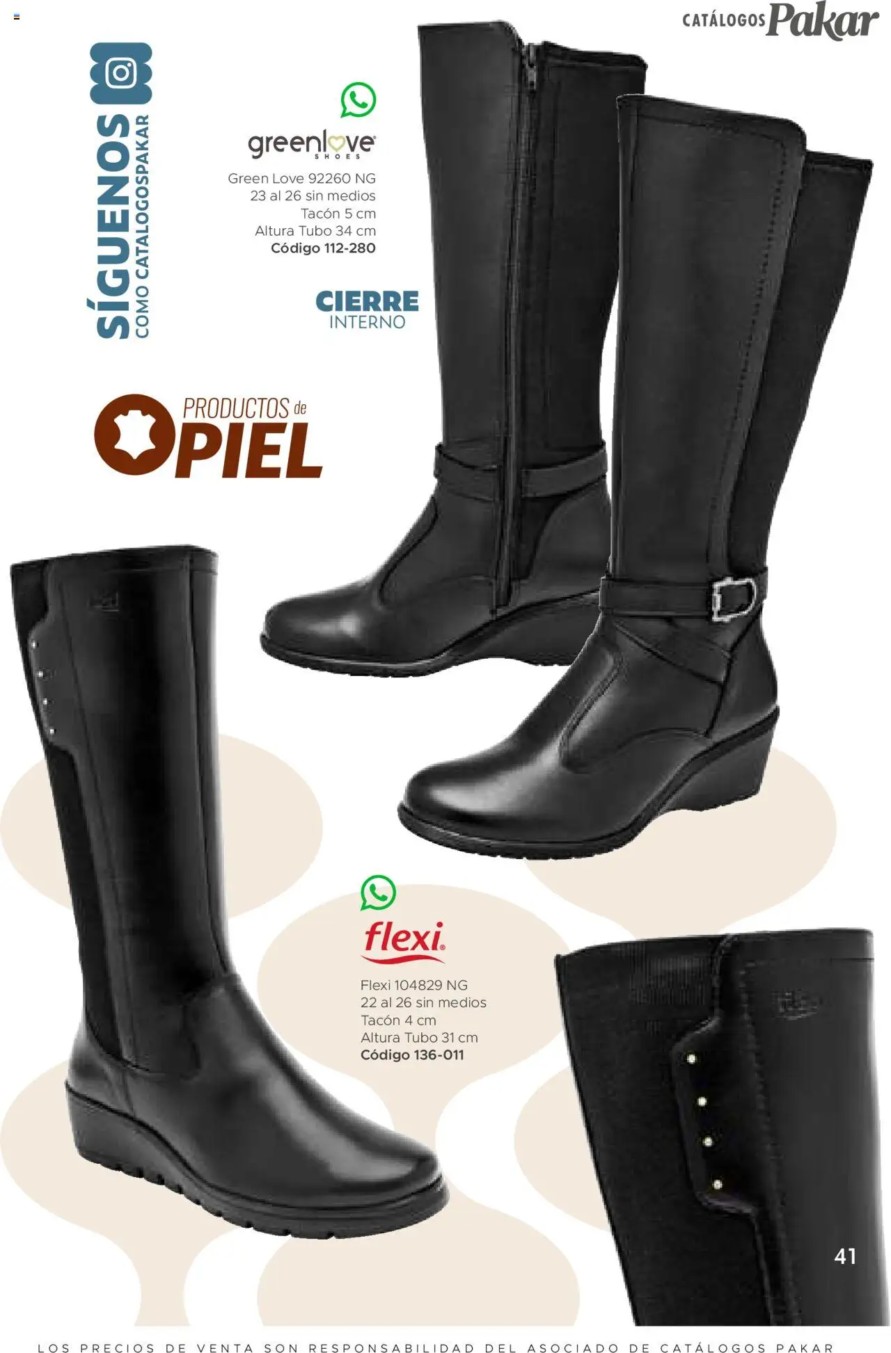 Nuevas ofertas de SC Pakar válidas en toda la República Mexicana desde el 24.07.2025. ¡Encuentra las mejores ofertas en SC Pakar - Catálogo Bota! | Página: 41