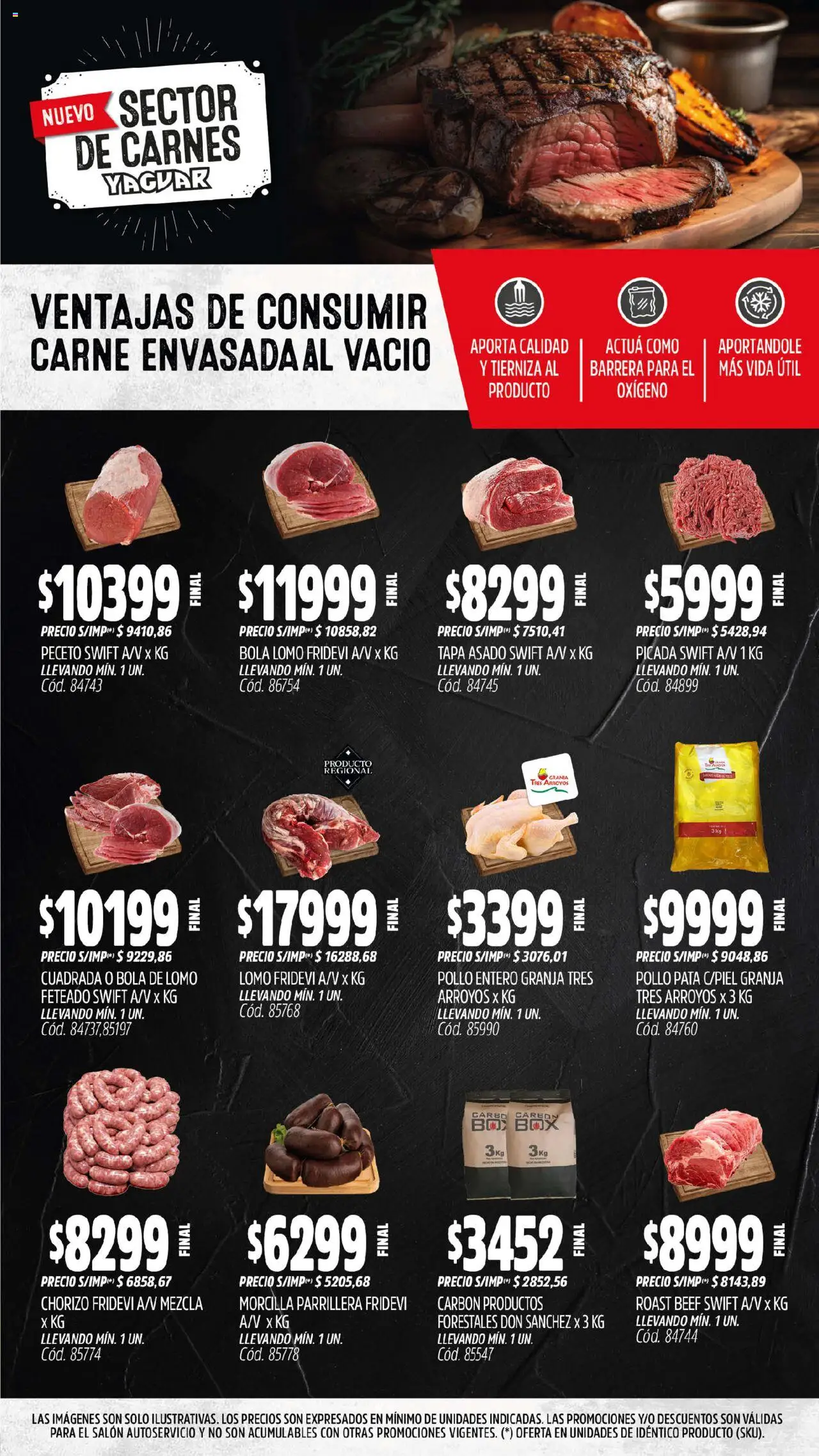 Yaguar - Trelew │ válido desde el 04.08.2025 | Página: 8 | Productos: Pollo, Chorizo, Morcilla