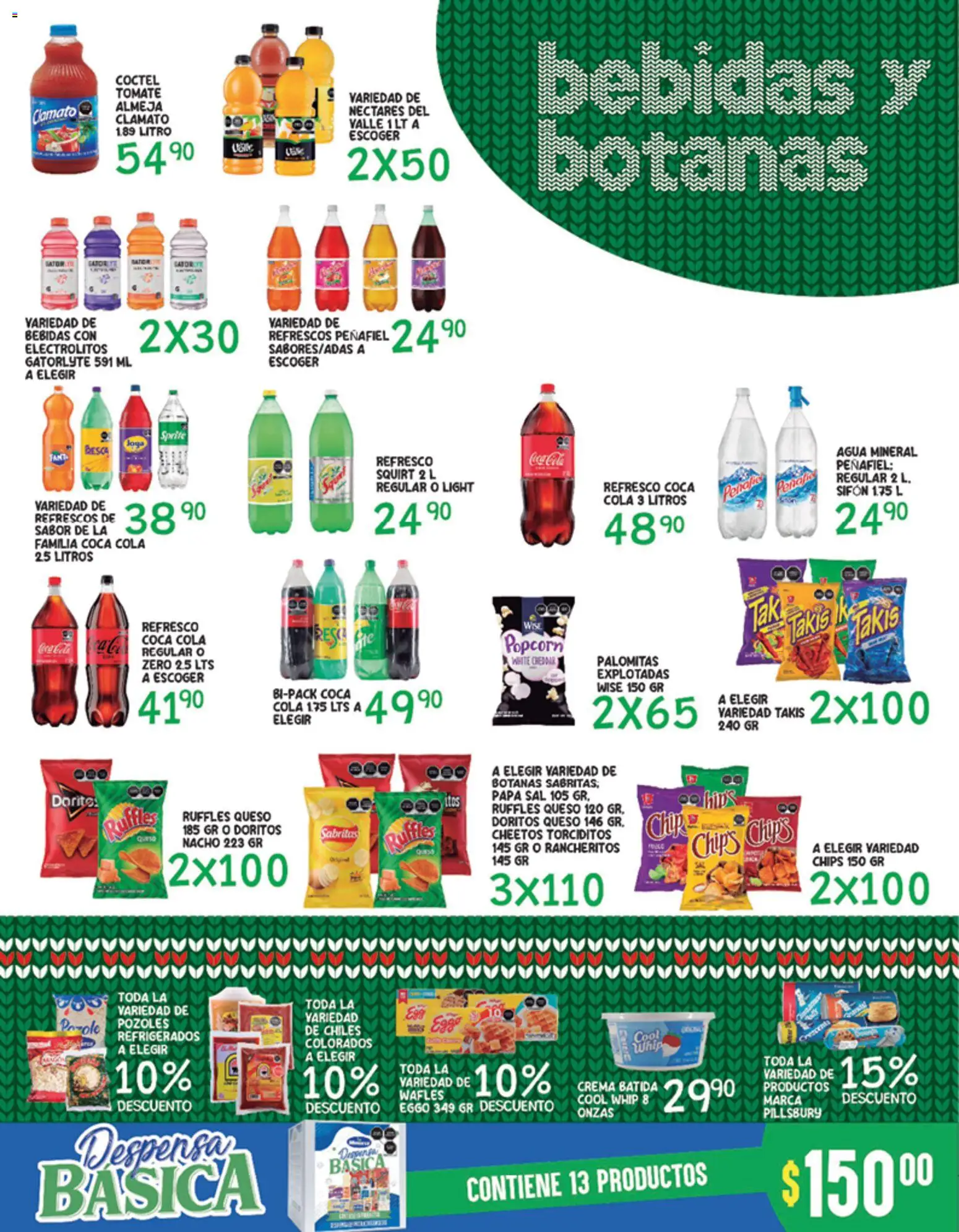 Nuevas ofertas de Alsuper válidas en toda la República Mexicana desde el 26.12.2025. ¡Encuentra las mejores ofertas en Alsuper folleto! | Página: 3 | Productos: Papa, Crema, Tomate, Queso