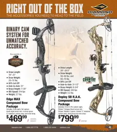 Cabela's Archery 25 - valid from 15.07.2025 | Page: 43 | Products: Brush, Bow, Archery, Weight