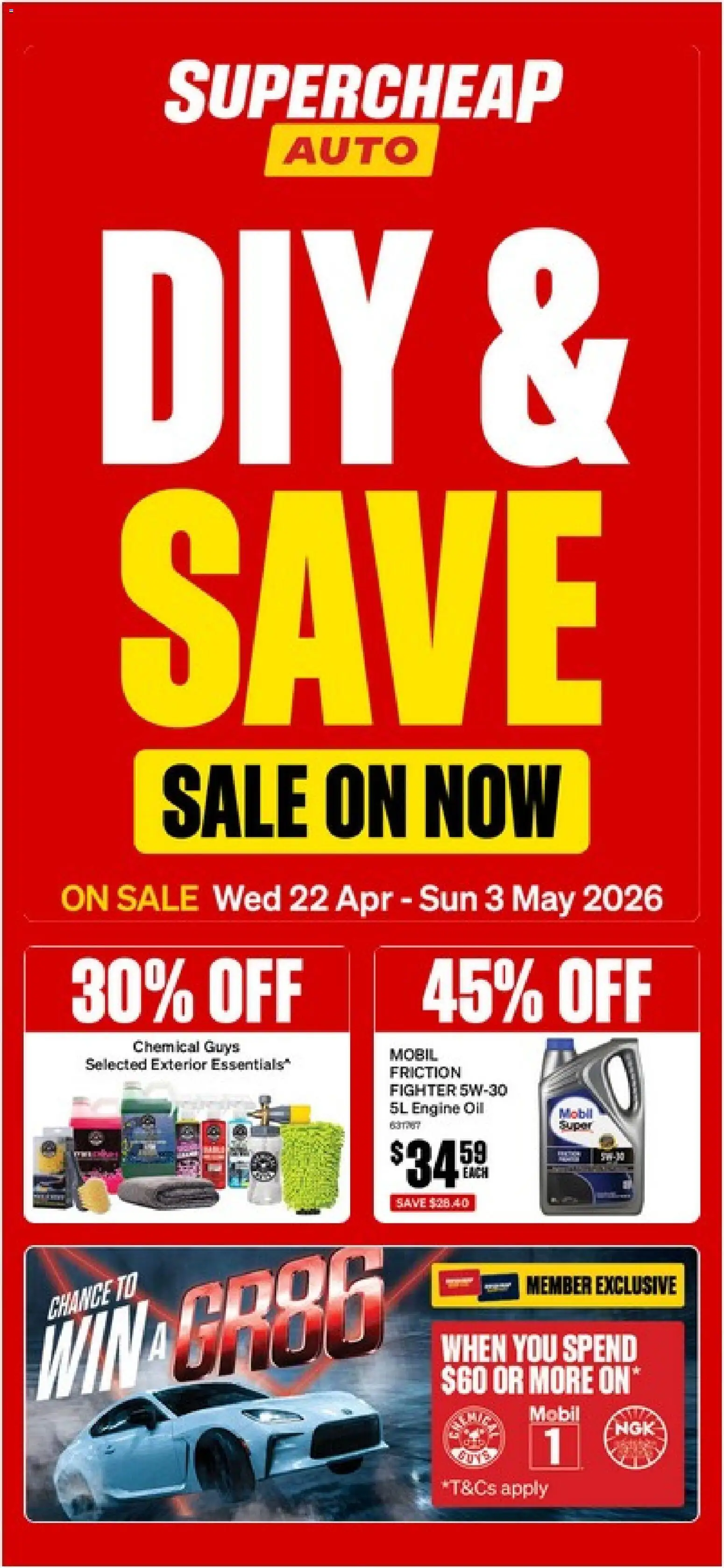 Supercheap Auto catalogue - valid from 22.04.2026 | Page: 1 | Products: Oil