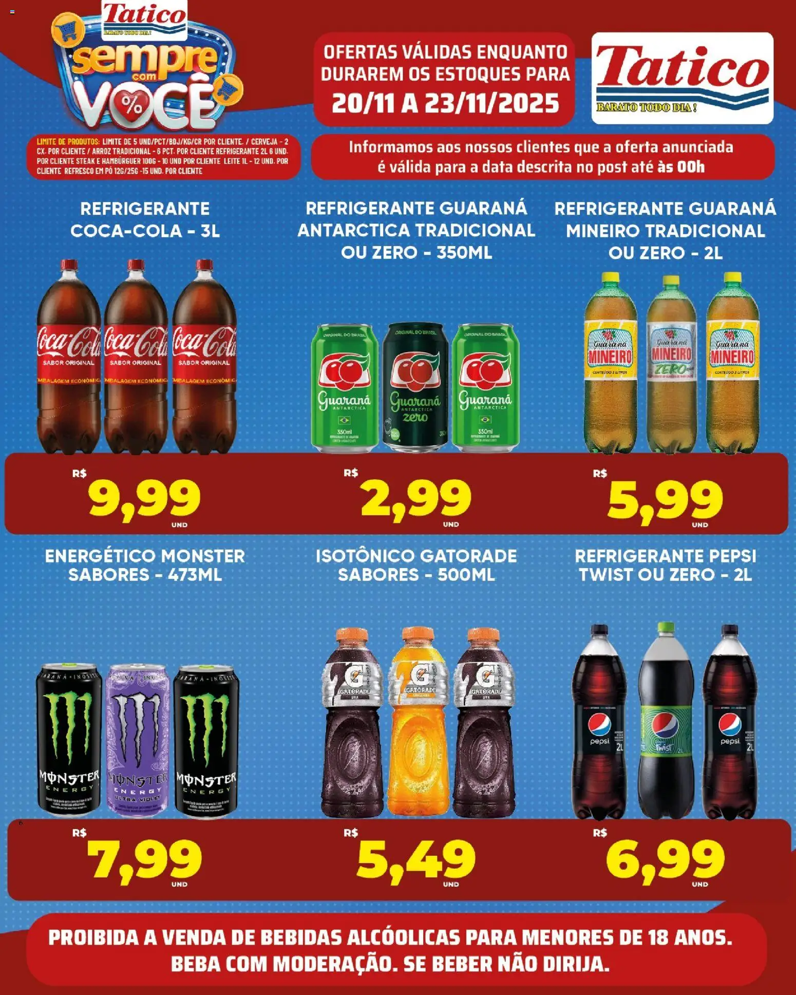 Tatico Folheto - válido de 24.11.2025 | Página: 35 | Produtos: Refresco, Guaraná, Gatorade, Cerveja
