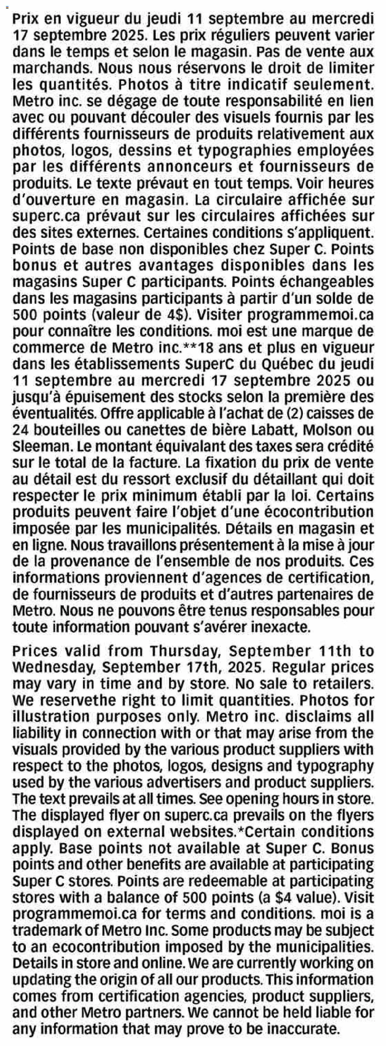 Super C flyer valid from 11.09.2025 | Page: 15