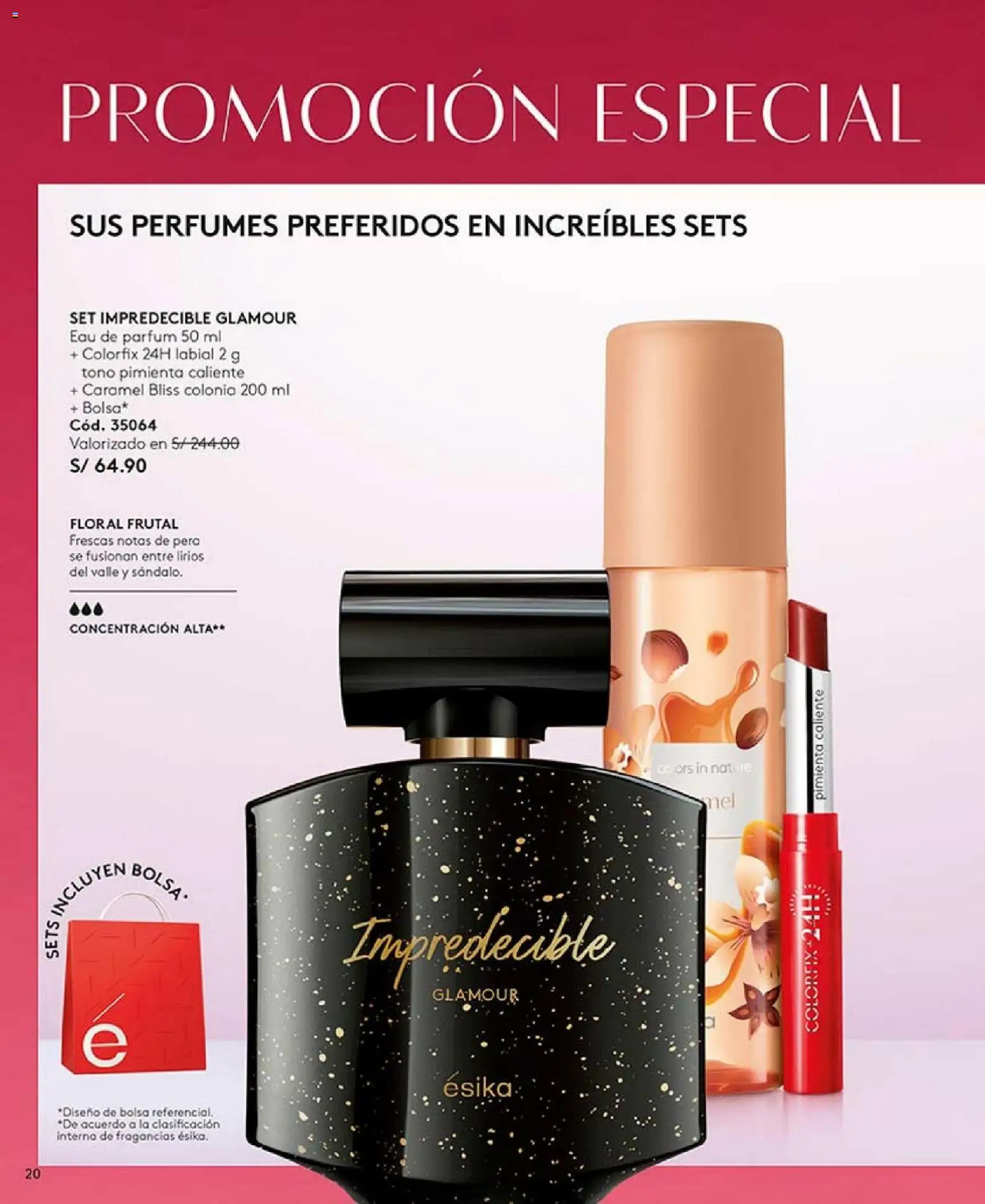 Catálogo Ésika válido desde 04.04.2026 | Página: 20 | Productos: Bolsa