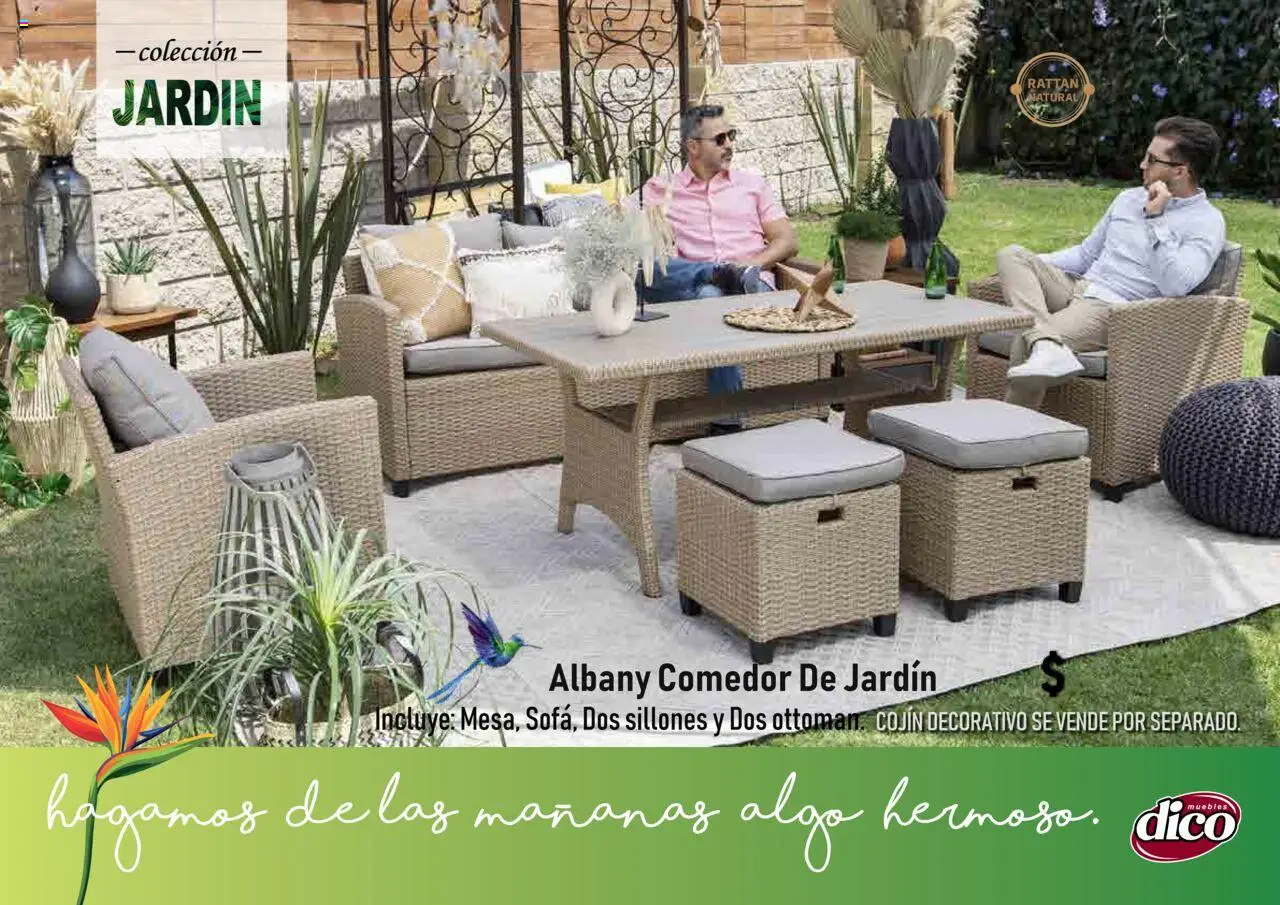 Nuevas ofertas de Muebles Dico válidas en toda la República Mexicana desde el 25.09.2025. ¡Encuentra las mejores ofertas en Muebles Dico - Catálogo Collecion Jardin! | Página: 2