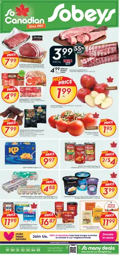 Preview of Sobeys weekly flyer / circulaire from shop Sobeys valid from 19.03.2026