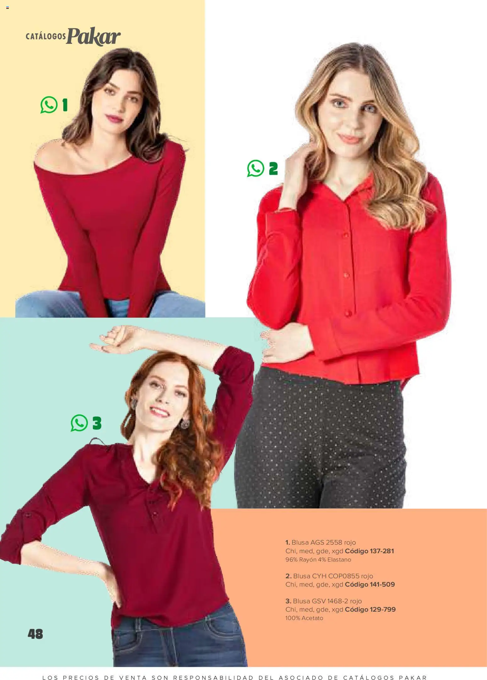 Nuevas ofertas de SC Pakar válidas en toda la República Mexicana desde el 30.01.2026. ¡Encuentra las mejores ofertas en SC Pakar catálogo Ropa! | Página: 48 | Productos: Blusa