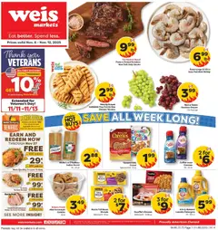 Preview of Weis weekly ads valid from 06.11.2025