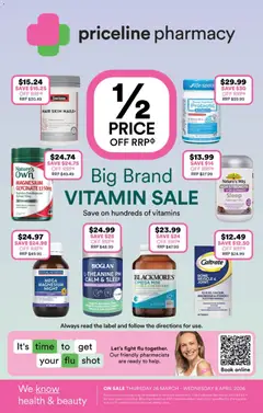 Preview of Priceline Pharmacy catalogue  - valid from 25.03.2026 | Page: 36 | Products: Nutrients, Tablets, Vitamin