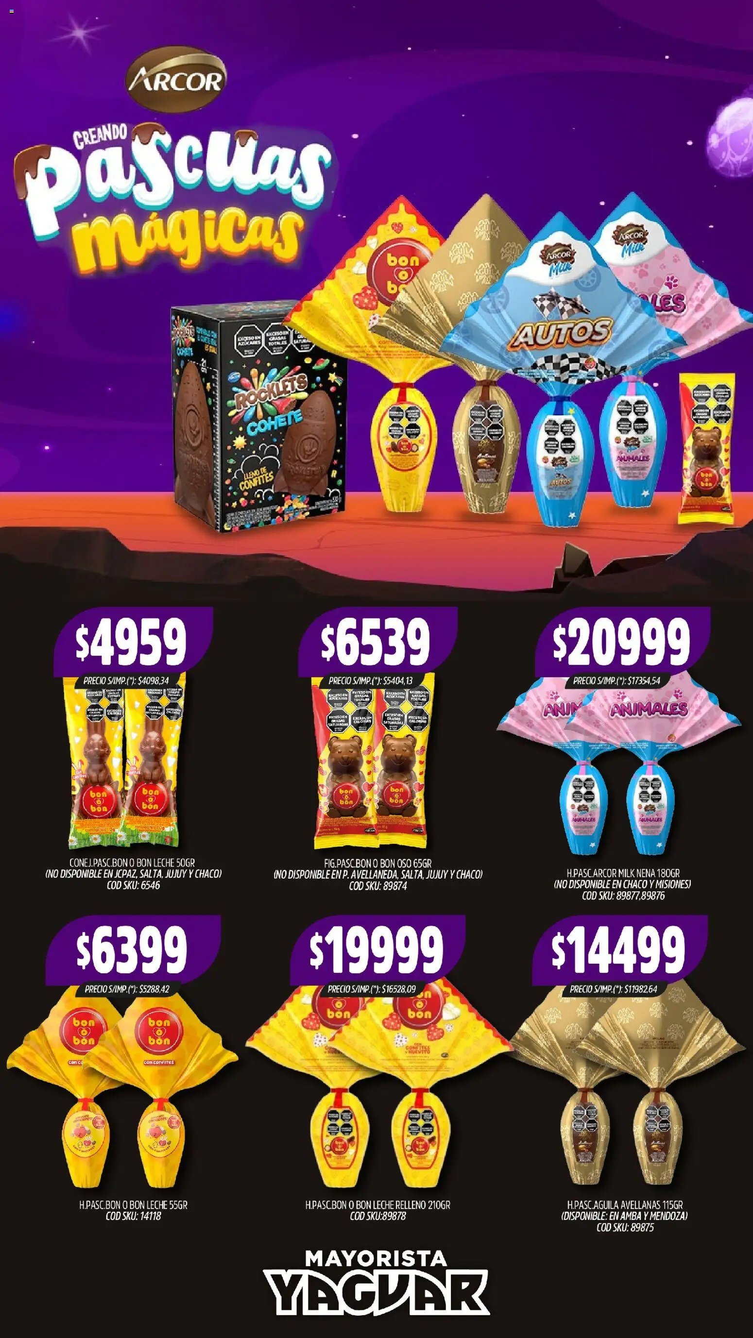 Yaguar - Dulces Pascuas Buenos Aires │ válido desde el 23.03.2026 | Página: 2 | Productos: Leche